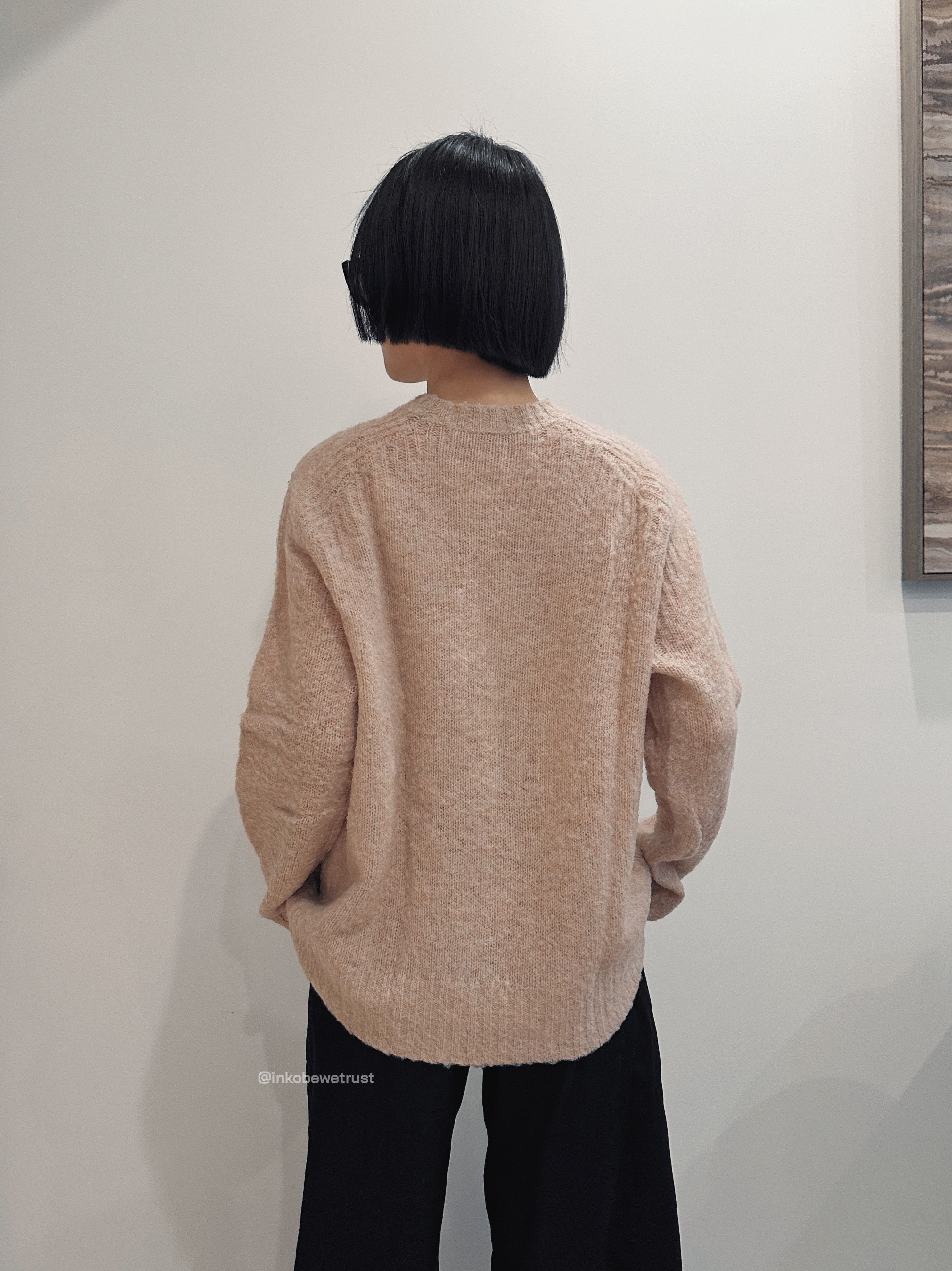 Acne Studios Brushed ​Shetland Wool Sweater - Pink Size US M / EU 48-50 / 2 - 8 Thumbnail