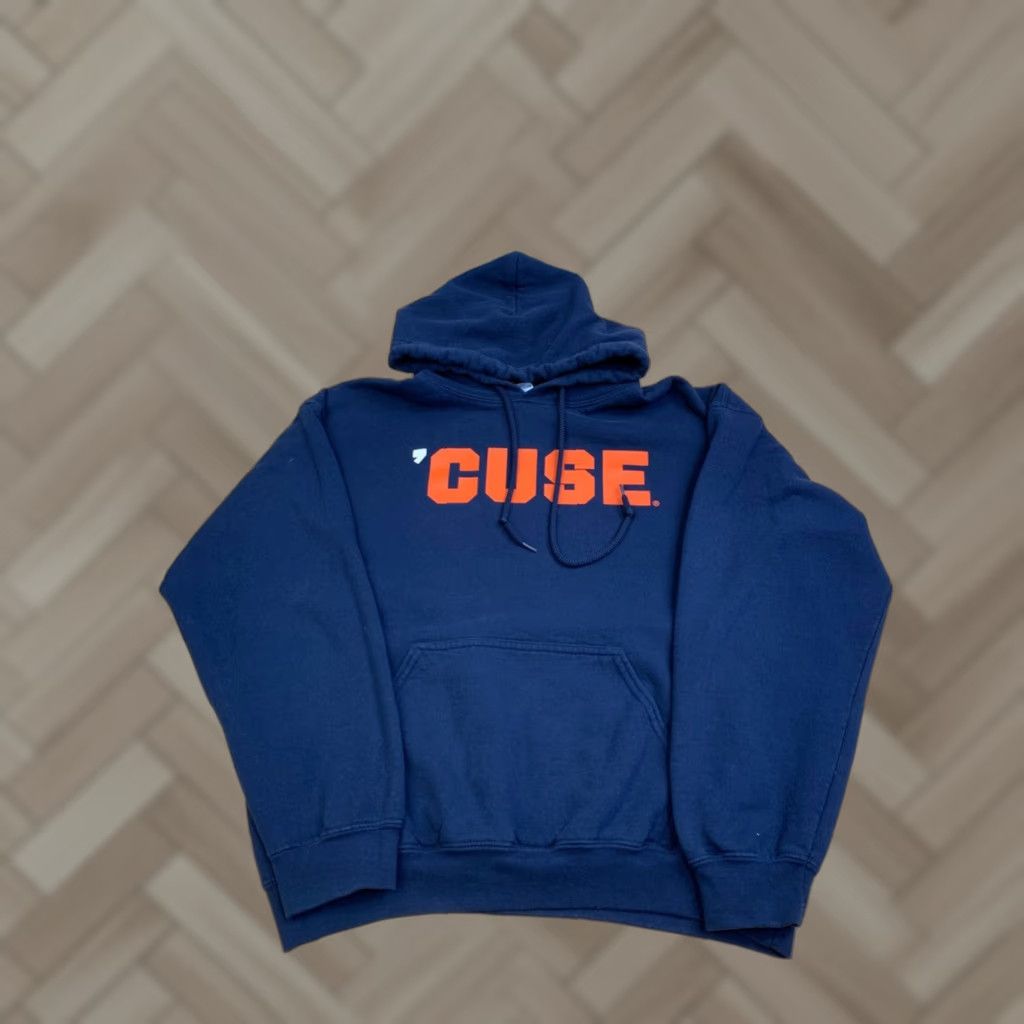 Gildan VINTAGE Syracuse 'CUSE Hoodie Men M Blue Pullover College University 13035 Size US M / EU 48-50 / 2 - 1 Thumbnail