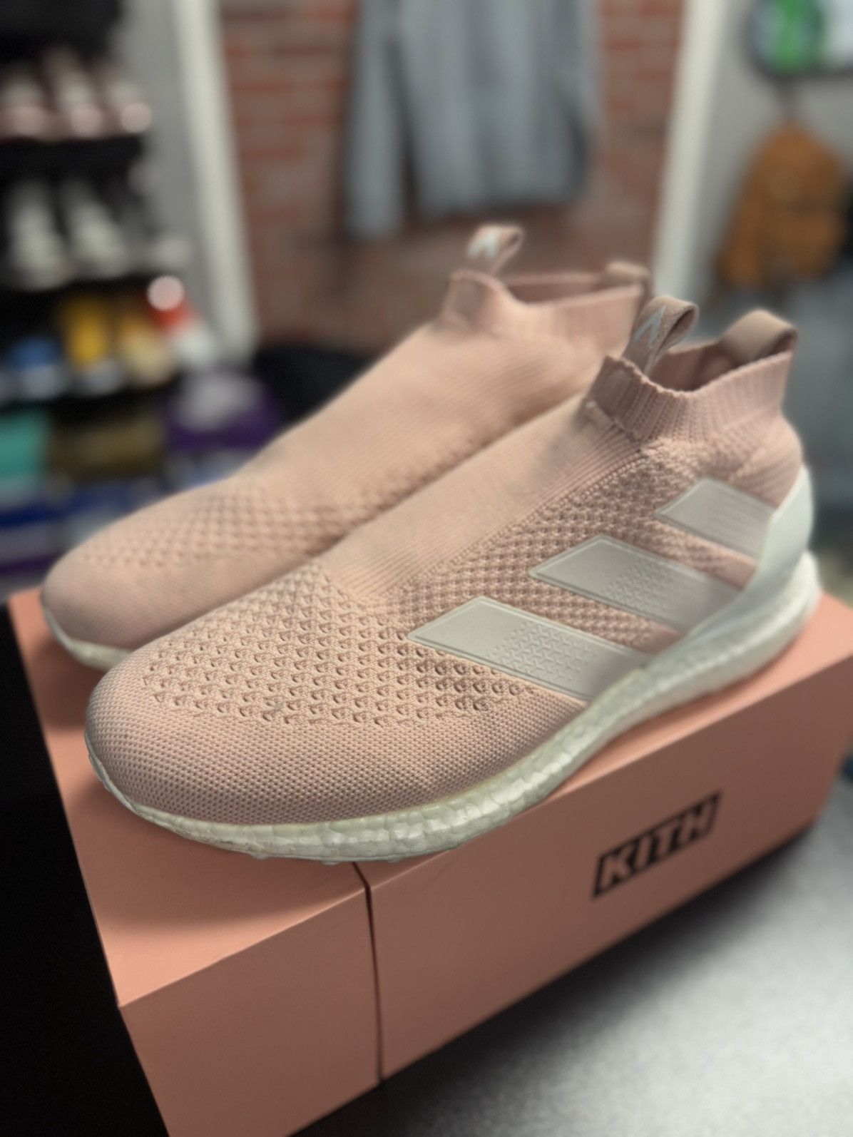 Adidas × Kith Adidas Ace 16 Purecontrol Ultra Boost Kith Flamingos 11.5 Size US 11.5 / EU 44-45 - 8 Thumbnail