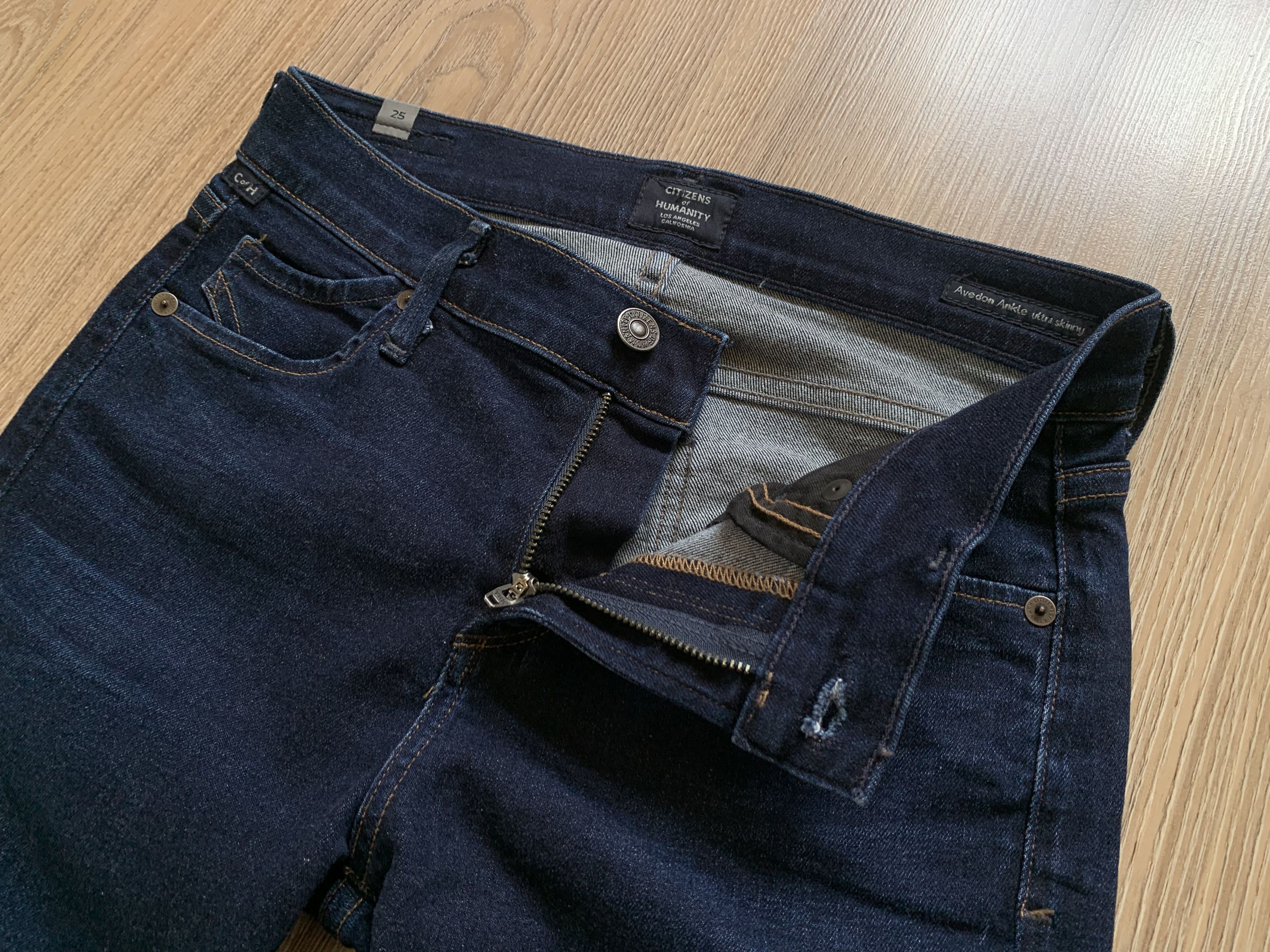 Citizens Of Humanity × Denime Citizens Of Humanity Avedon Ankle Ultra Skinny Jeans Size 25" / US 0 / IT 36 - 4 Thumbnail
