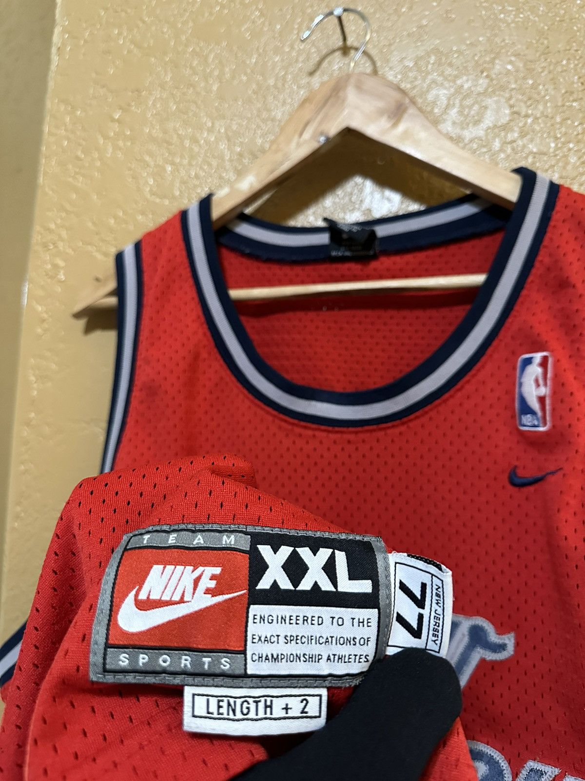 NBA × Nike × Vintage Vintage New Jersey Nets Jason Kidd Nike Jersey XXL Size US XXL / EU 58 / 5 - 4 Thumbnail