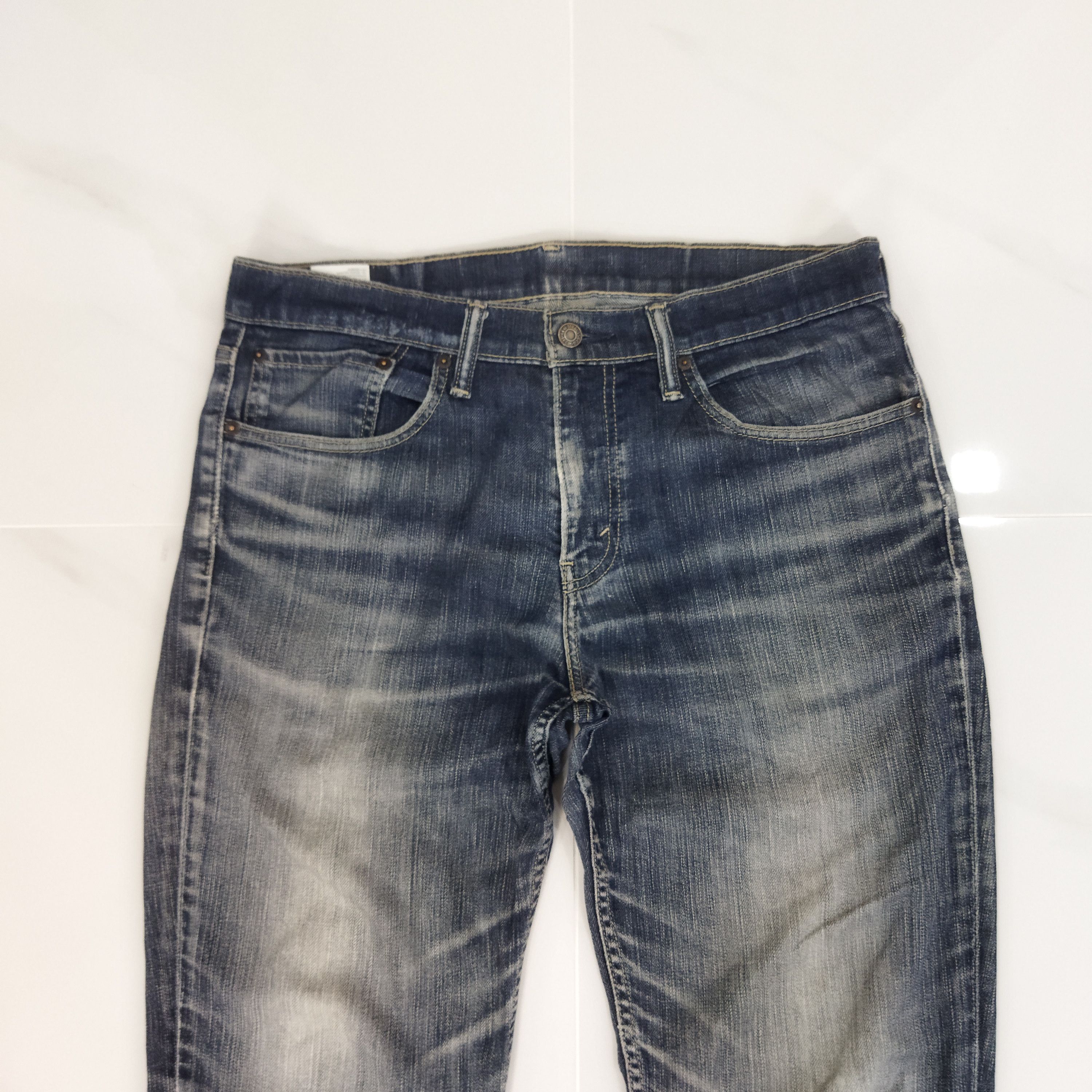Levi's LEVI'S 511 DISTRESSED JEANS PANTS Size US 34 / EU 50 - 2 Thumbnail