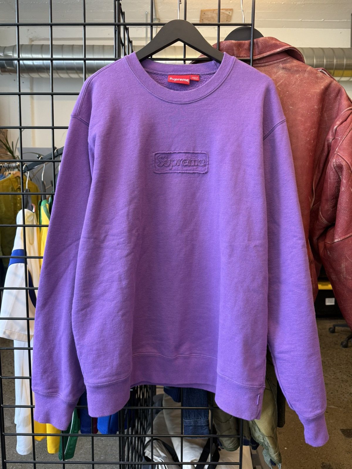 Supreme SS20 Box Logo Crewneck Sweatshirt
