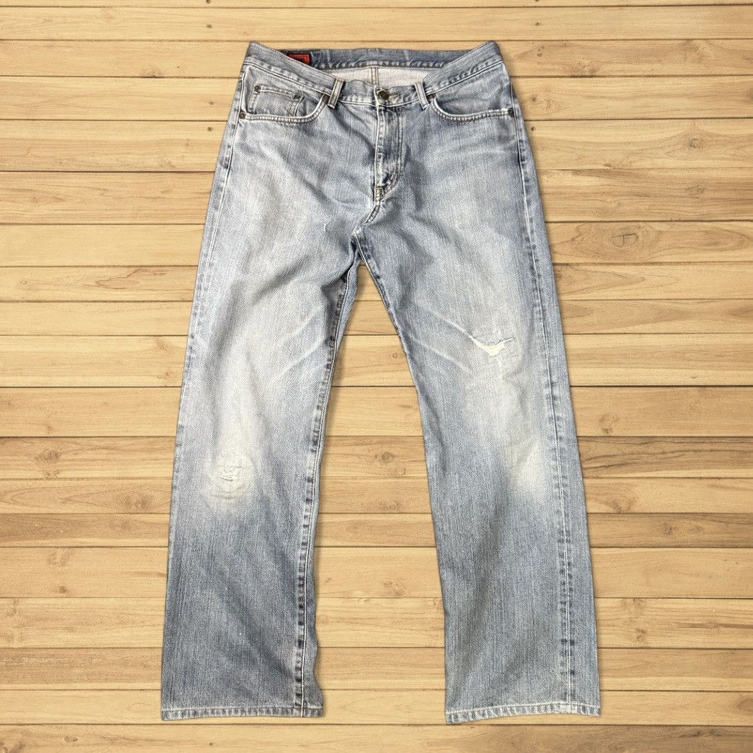 Japanese Brand 🔥🇯🇵 Vintage 90s Distressed Archival Edwin 503 Regular Jeans Size US 34 / EU 50 - 2 Thumbnail