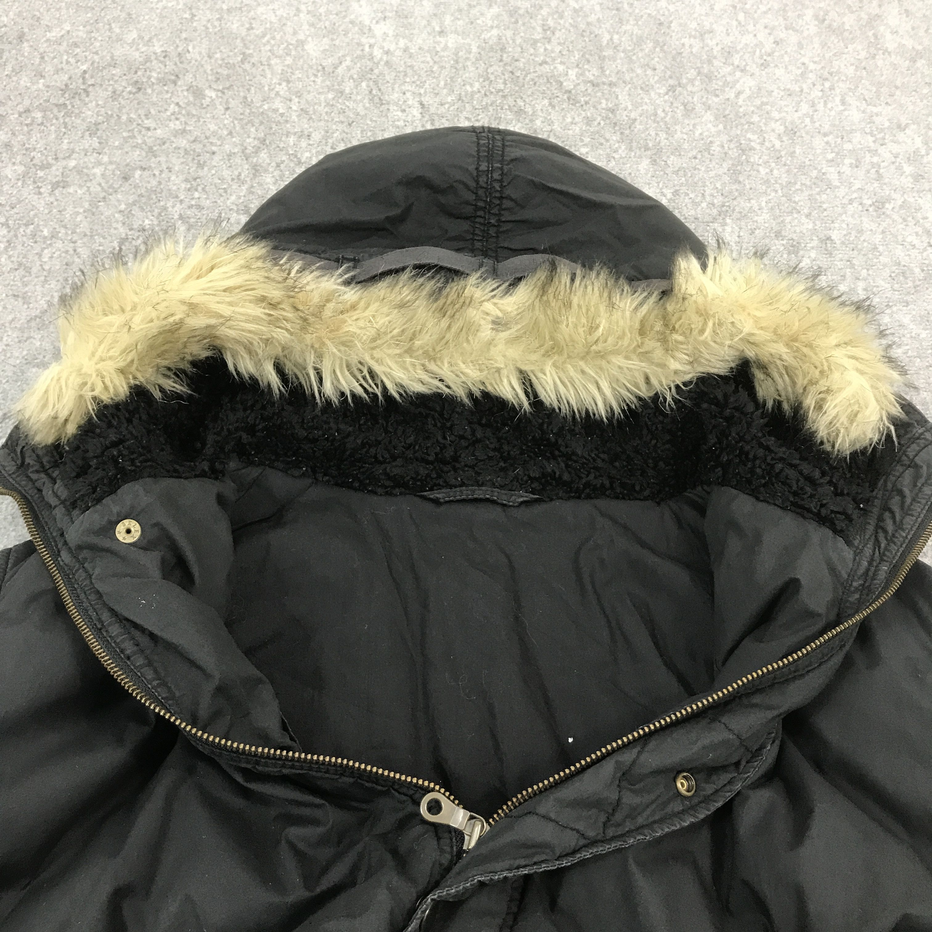 Japanese Brand × Uniqlo FUR HOODIE UNIQLO JACKET Size US XL / EU 56 / 4 - 7 Thumbnail