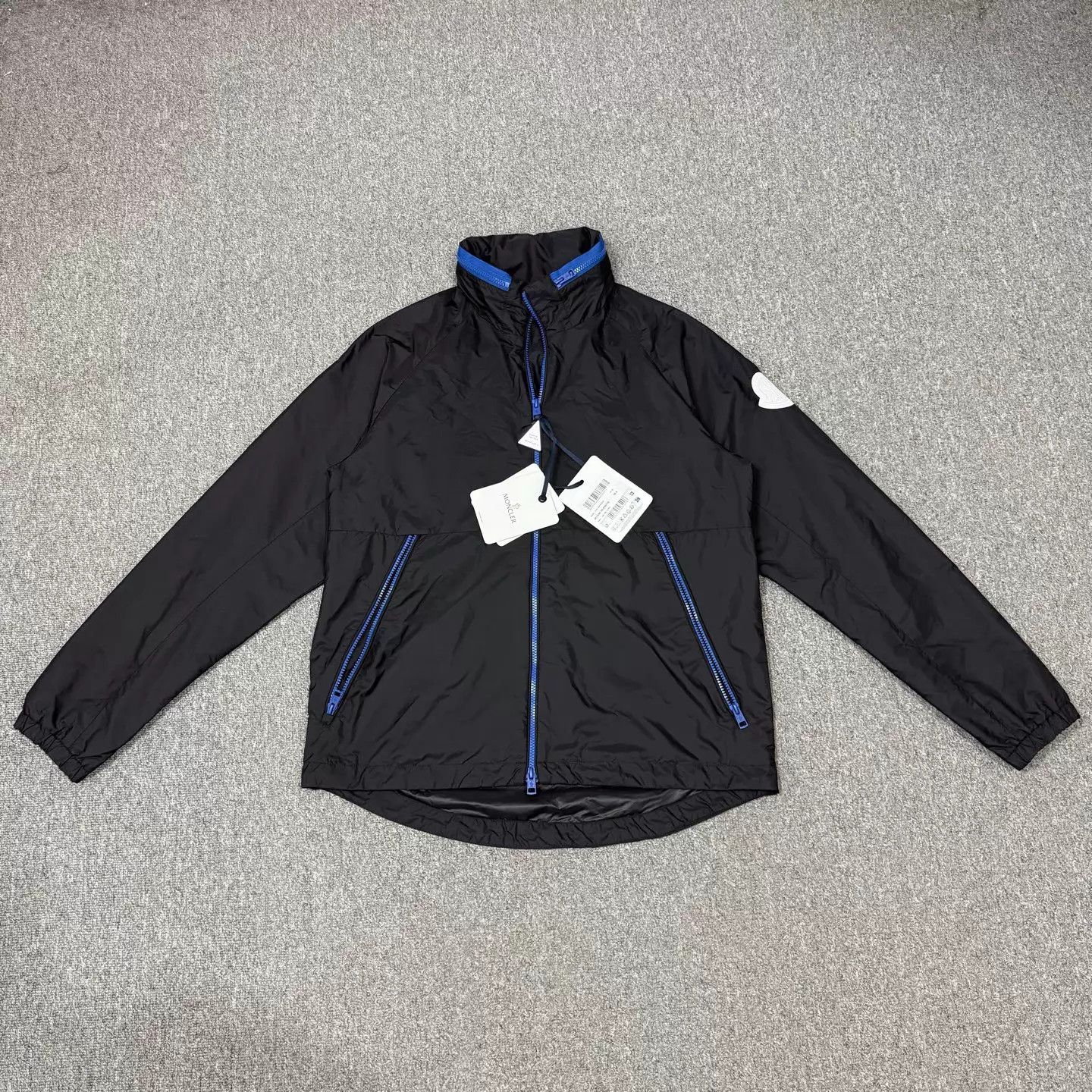 Moncler Moncler black colorblocked zip longsleeve jacket 4 Size S / US 4 / IT 40 - 1 Thumbnail