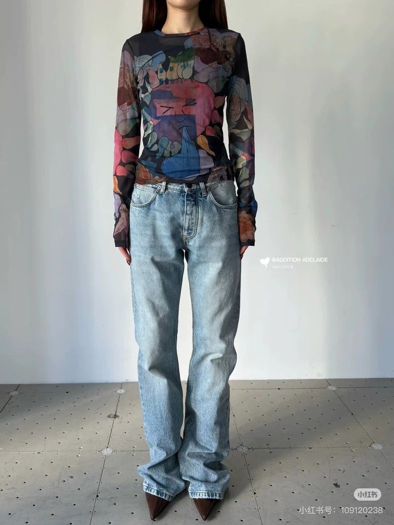 Our Legacy Our Legacy size32 Women's printed skin clothes with net bas Size M / US 6-8 / IT 42-44 - 6 Thumbnail