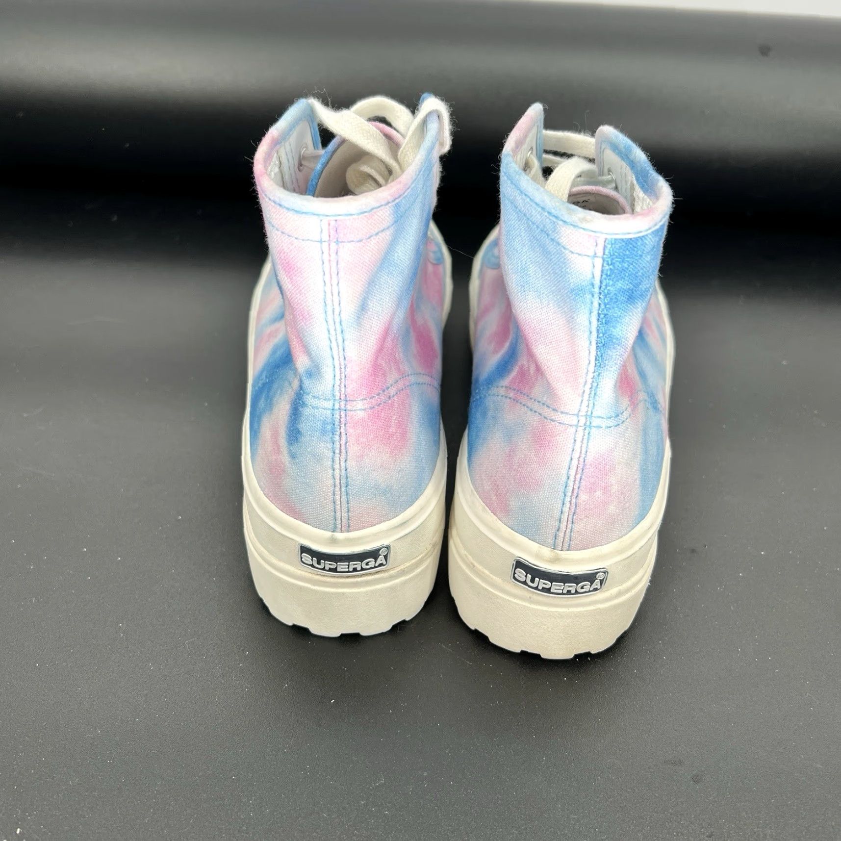 Superga Superga 2341 Alpina PrintSneaker Women High Top Casual Sneakers Tie Dye Multicolor 80s Hipster Beach Bohemian Athleisure Cushioned Womens 10 Size ONE SIZE - 4 Thumbnail
