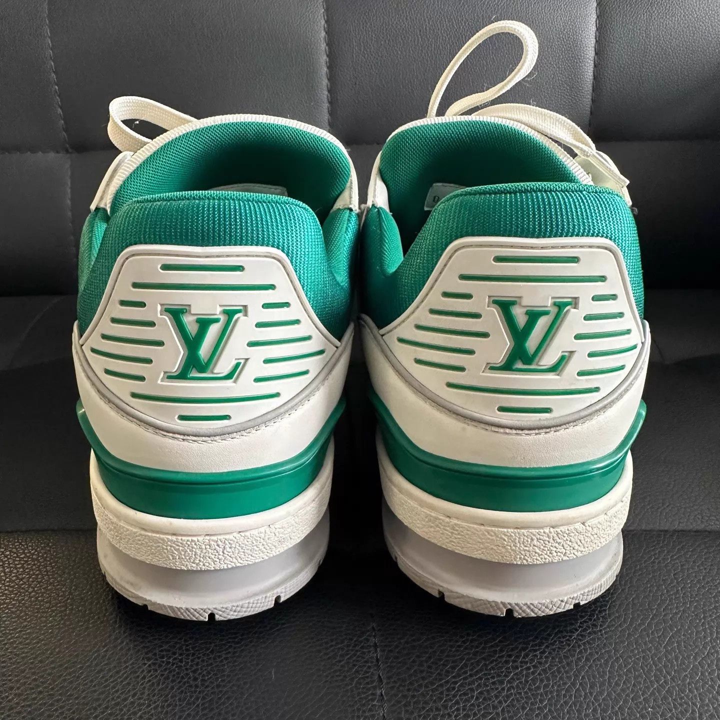 Louis Vuitton LV 25 Trainer Calf Low Green EU8.5 99New Size US 9.5 / EU 42-43 - 5 Thumbnail