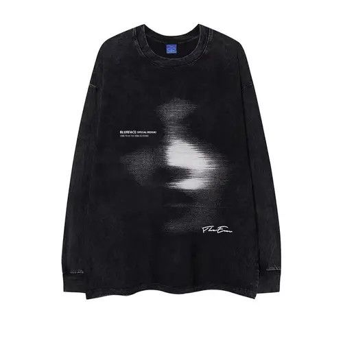 Japanese Brand Retro Hip Hop Beautifully Printed Aged Long Sleeve T-Shirt Size US XXL / EU 58 / 5 - 7 Thumbnail