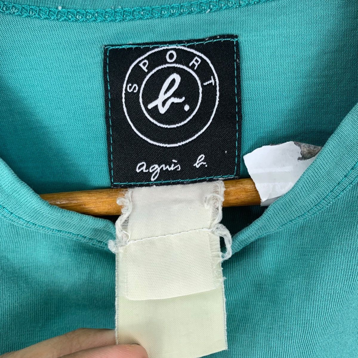 agnes b. Vintage AGNES B SPORT France Brand Plain Short Sleeve Tshirt Size US S / EU 44-46 / 1 - 5 Thumbnail