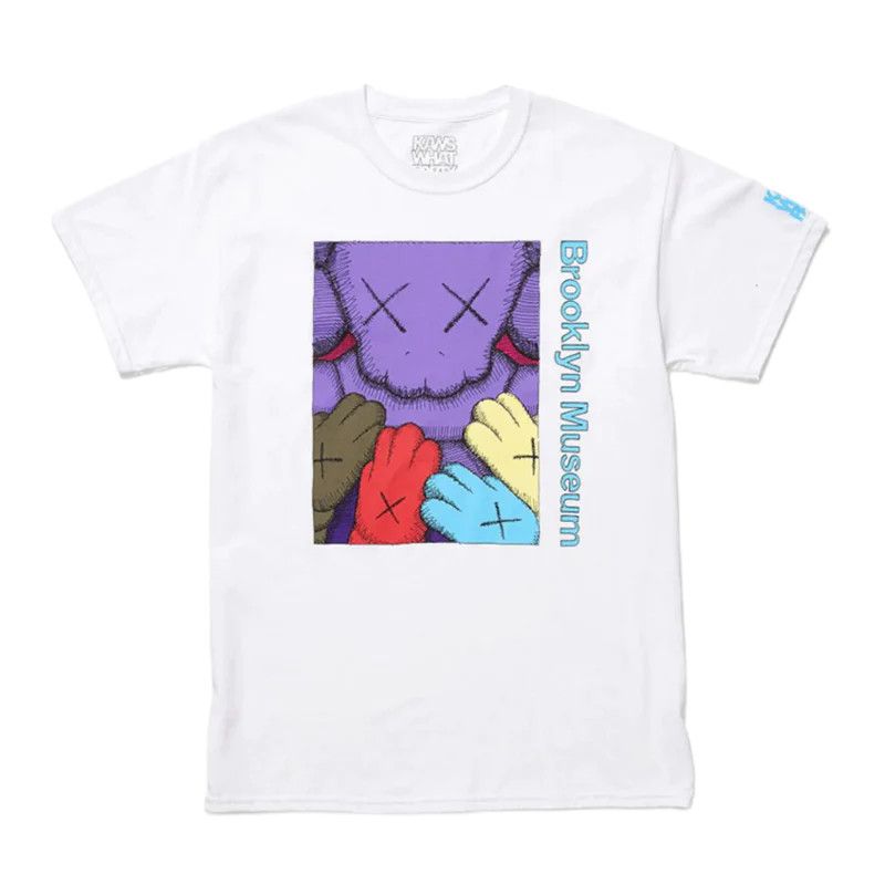 image of Kaws Brooklyn Musem Urge Tee White/purple, Men's (Size Large)