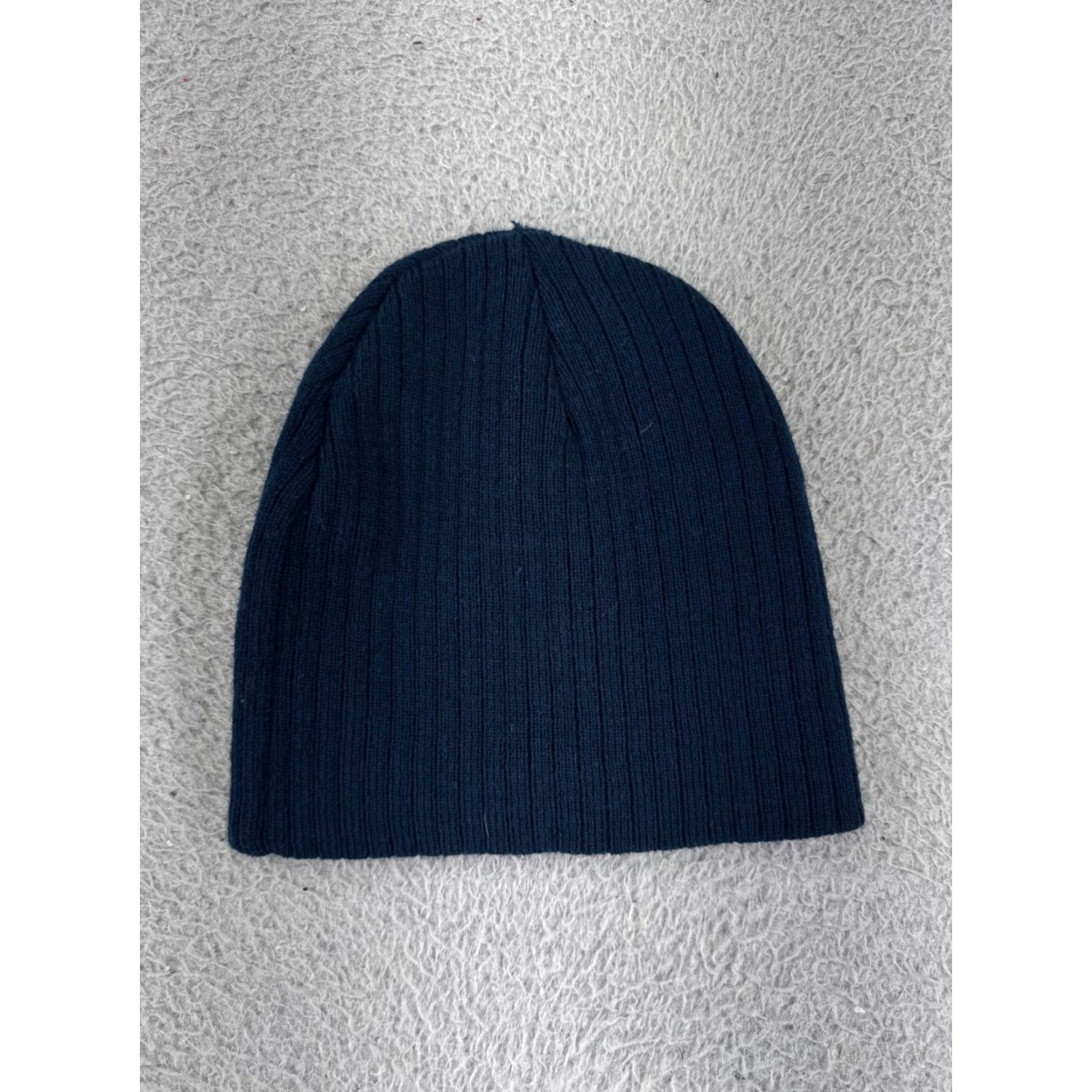 Vintage My Town Plaid Knit Beanie Toque Adult One Size Blue Lightweight Reversible Ski Mens Size ONE SIZE - 2 Thumbnail