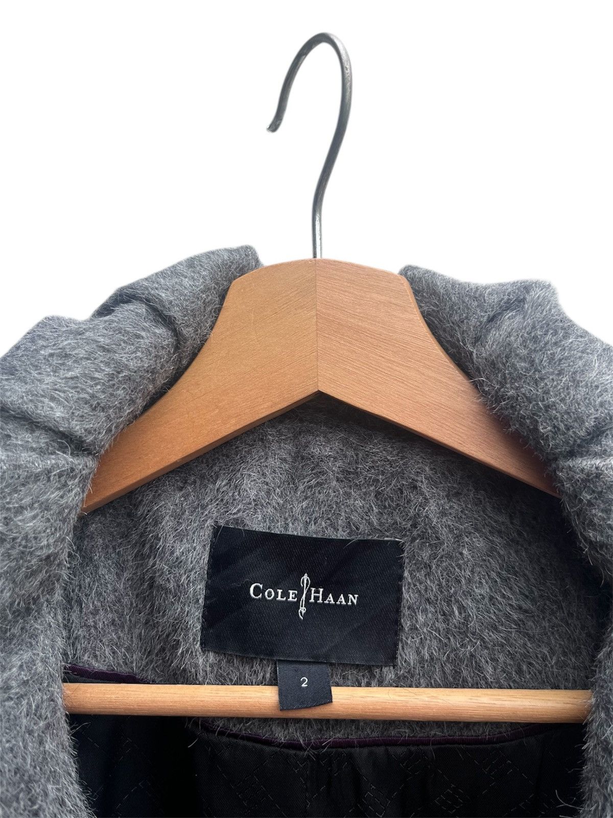 Cole Haan Cole Haan Suri Alpaca Coat Size XS / US 0-2 / IT 36-38 - 10 Thumbnail