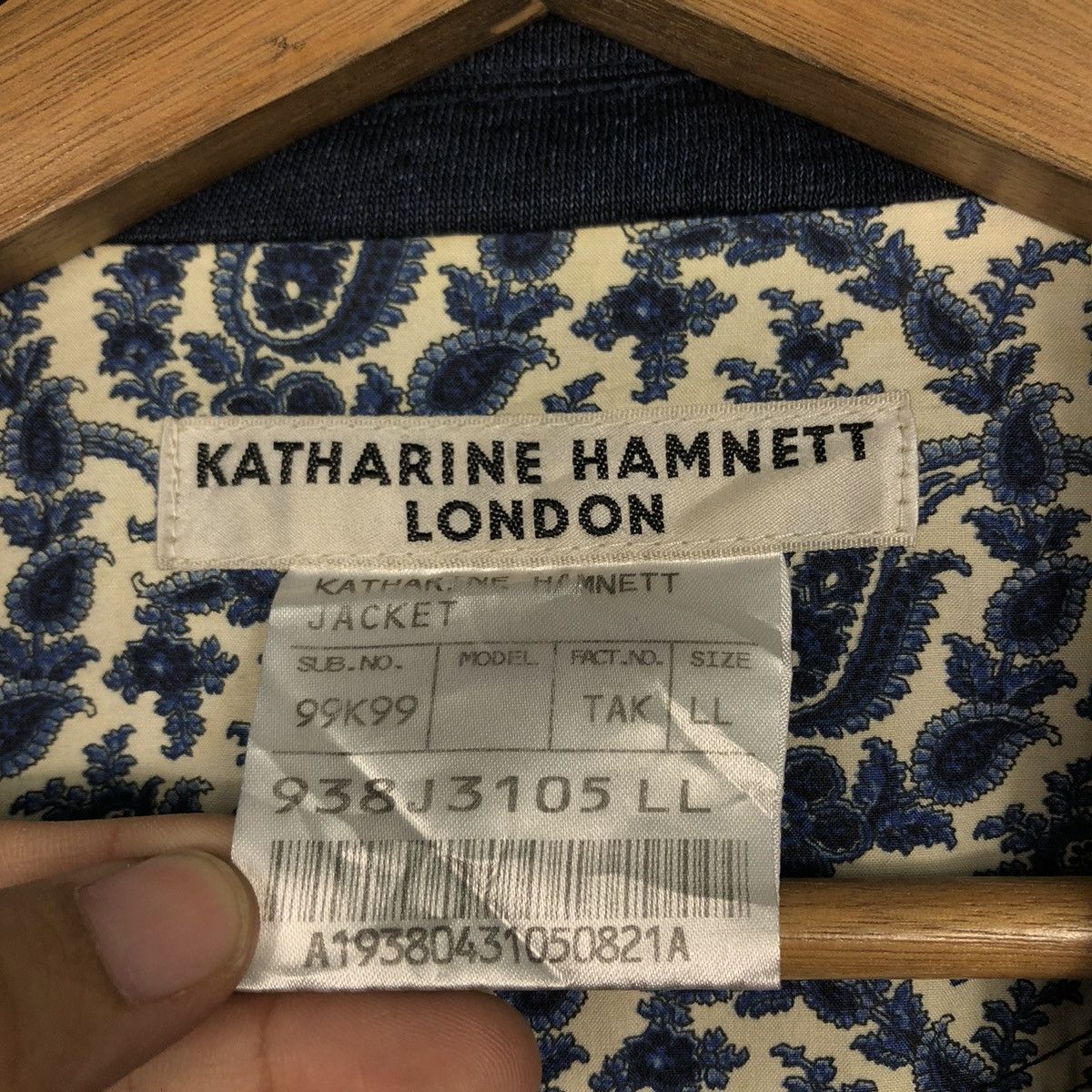 Japanese Brand 📌Vintage Chore Work Jacket Blanket Katharine Hamnett London Size US L / EU 52-54 / 3 - 18 Thumbnail
