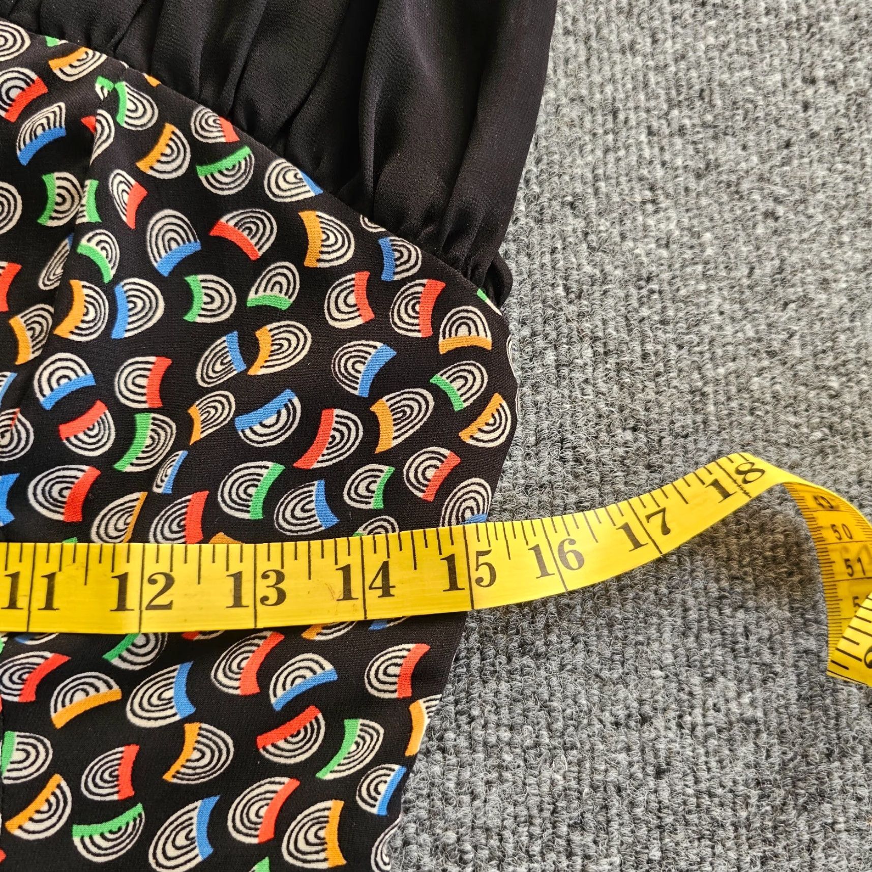 Anthropologie VINTAGE Anthropologie Dress Women Small Black The Doors Jim Morrison Psychedelic Threads Size S / US 4 / IT 40 - 5 Thumbnail