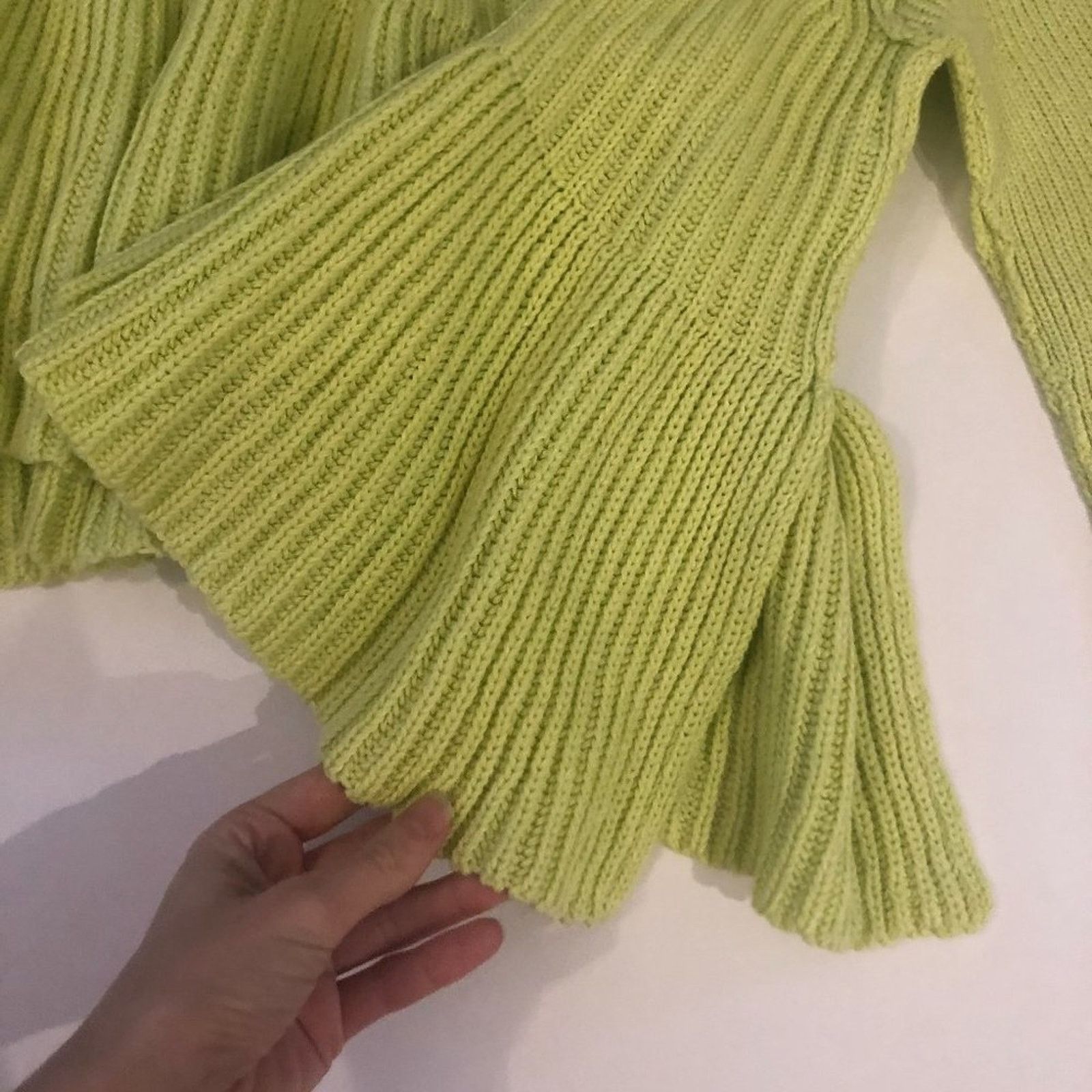 Free People Free People Layer Cake Sweater in Lime Size XS / US 0-2 / IT 36-38 - 7 Thumbnail