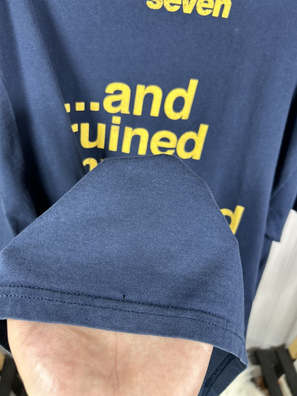Band Tees Vintage Shed Seven “She Left Me On Friday…” Song T-Shirt XL Size US XL / EU 56 / 4 - 16 Thumbnail
