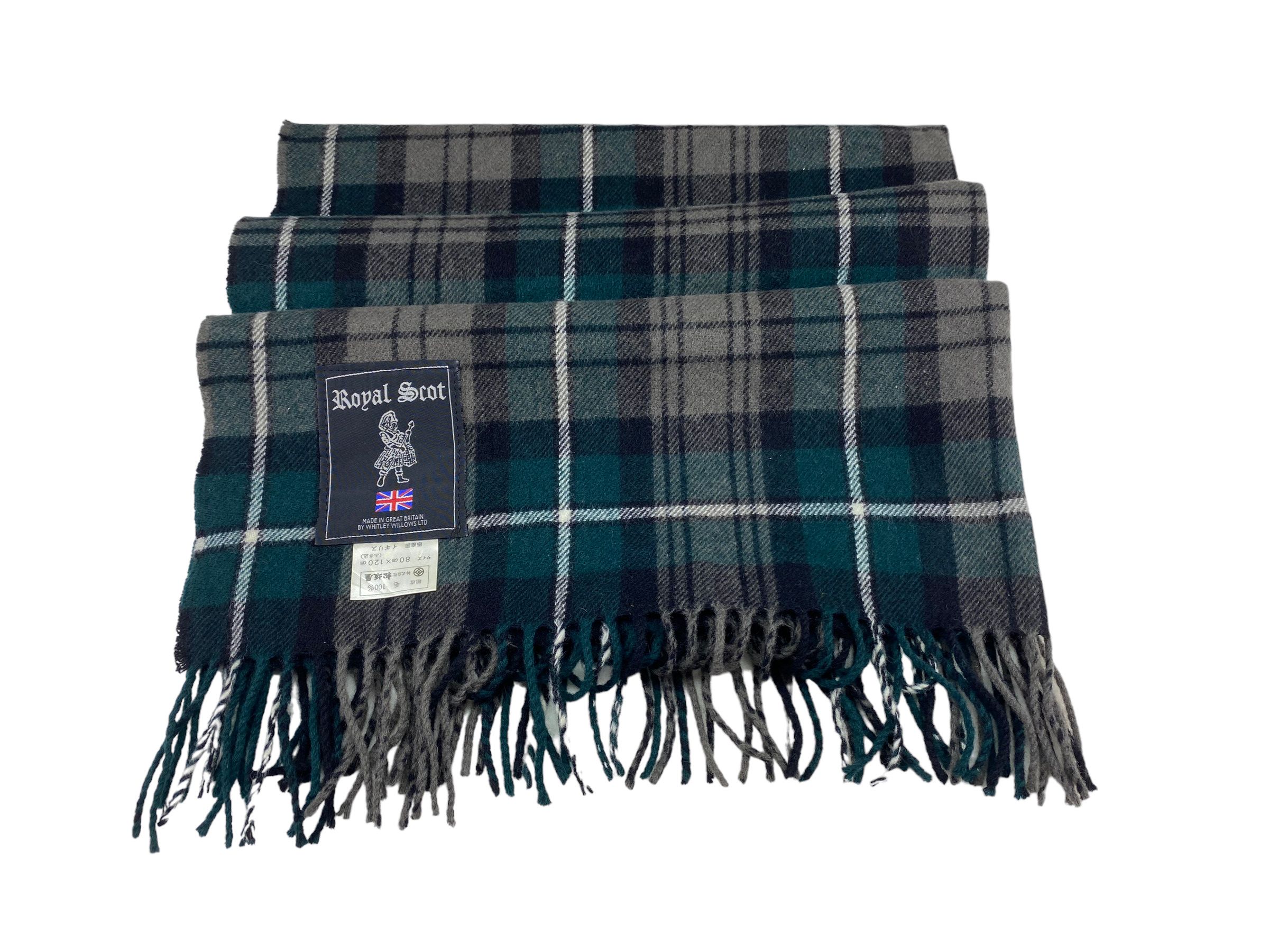 Vintage Vintage Royal Scot Checkered Wool Scarf - Made in Scotland Size ONE SIZE - 7 Thumbnail