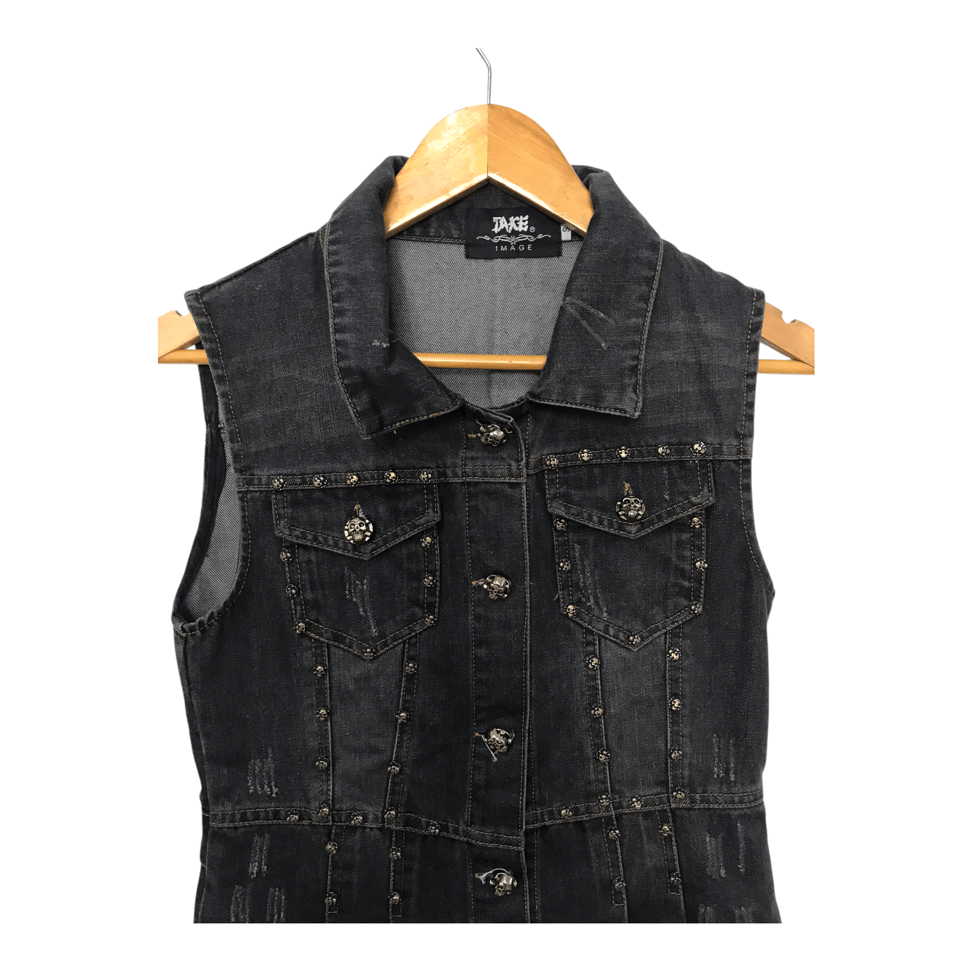 Hysteric Glamour × If Six Was Nine × Seditionaries Crazy Mini Skull Take Denim Jacket Size US XS / EU 42 / 0 - 3 Thumbnail