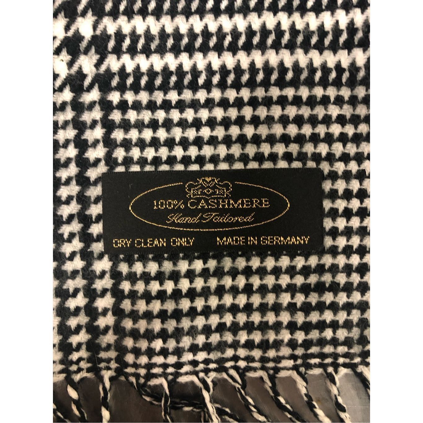 Other Women’s Men’s Unisex Black & White Houndstooth Hand Tailored Size ONE SIZE - 5 Thumbnail