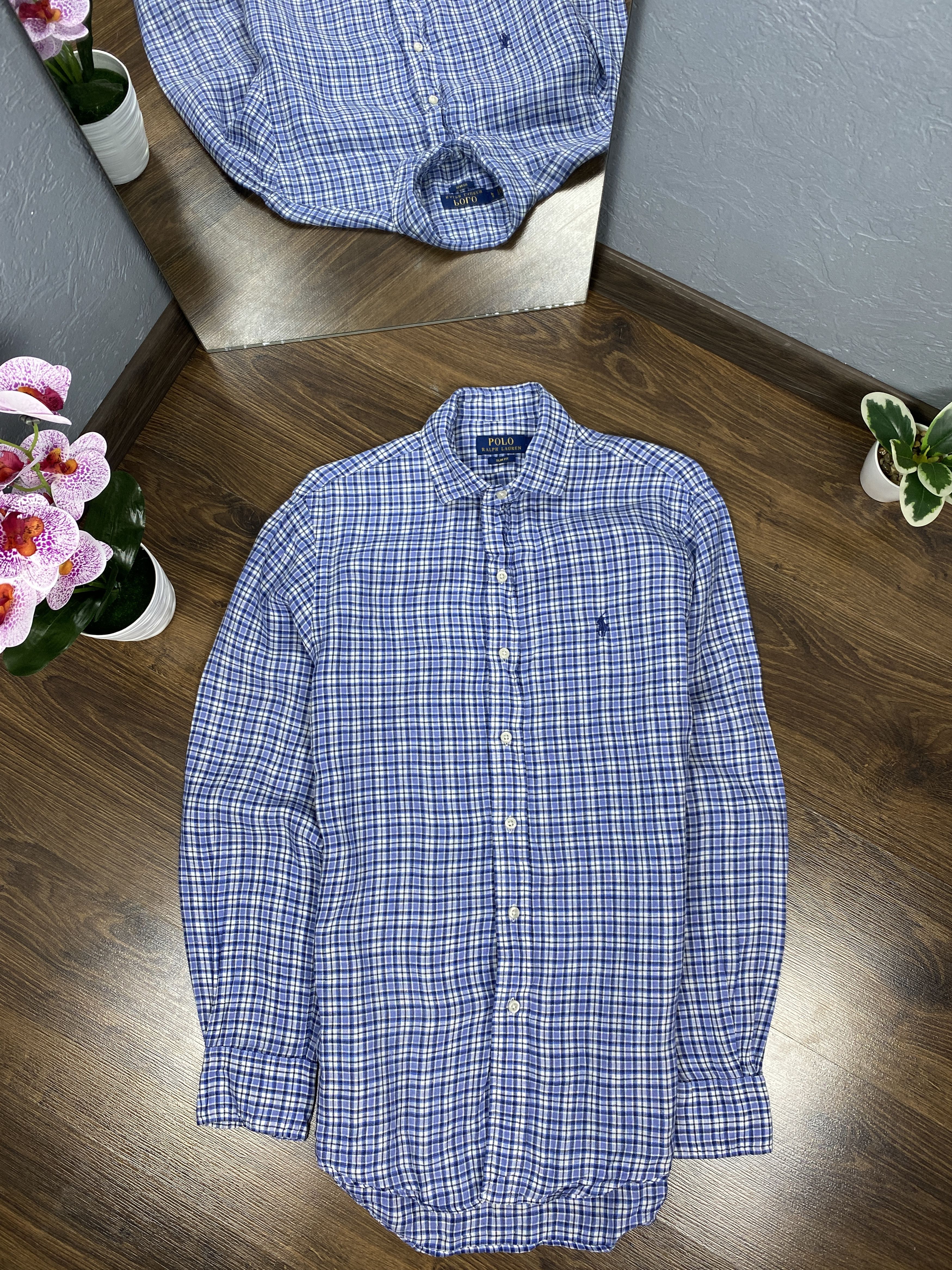 Polo Ralph Lauren Polo Ralph Lauren vintage LINEN plaid long sleeve shirt y2k Size US S / EU 44-46 / 1 - 1 Thumbnail