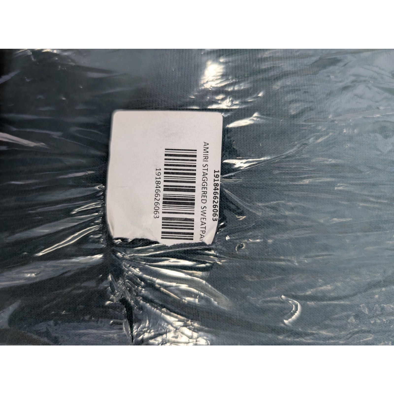 Amiri o1rshd1 Q:2 / Amiri Staggered Sweatpants in Rain Forest Size US 32 / EU 48 - 24 Thumbnail