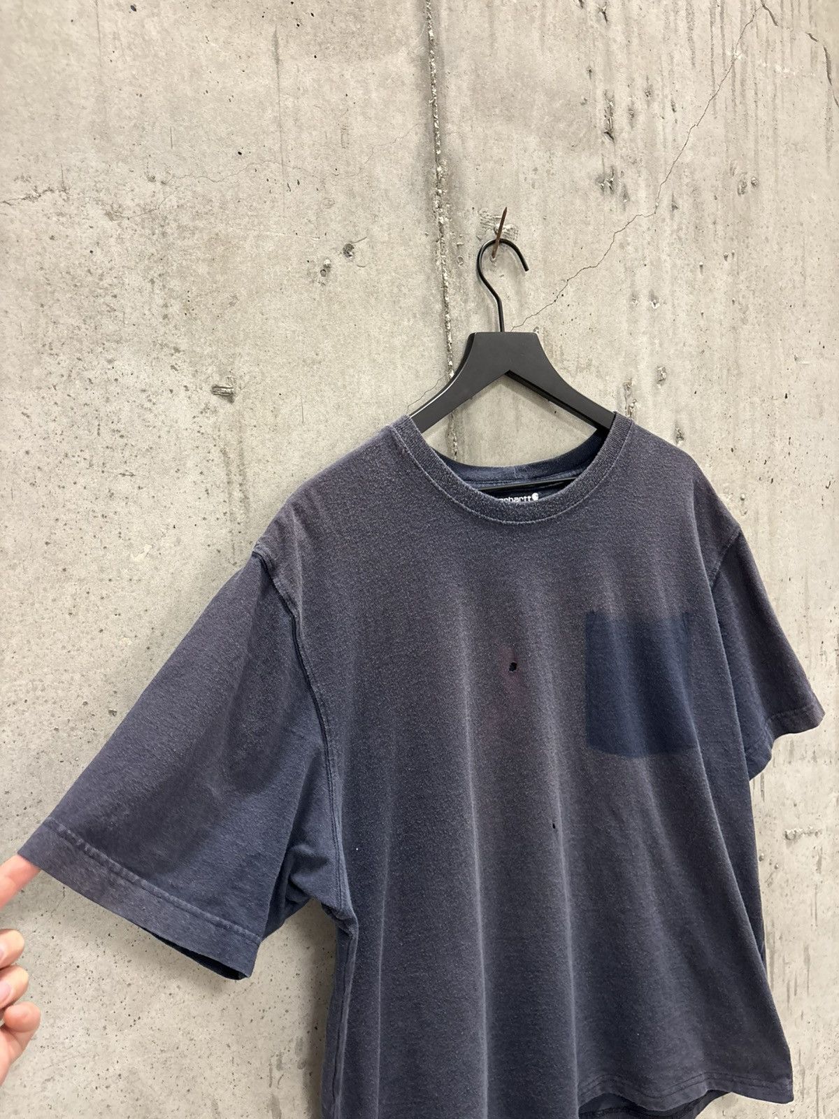 Vintage Vintage Blank Shirt Faded Tee Boxy Distressed Grunge Band Size US XL / EU 56 / 4 - 4 Thumbnail