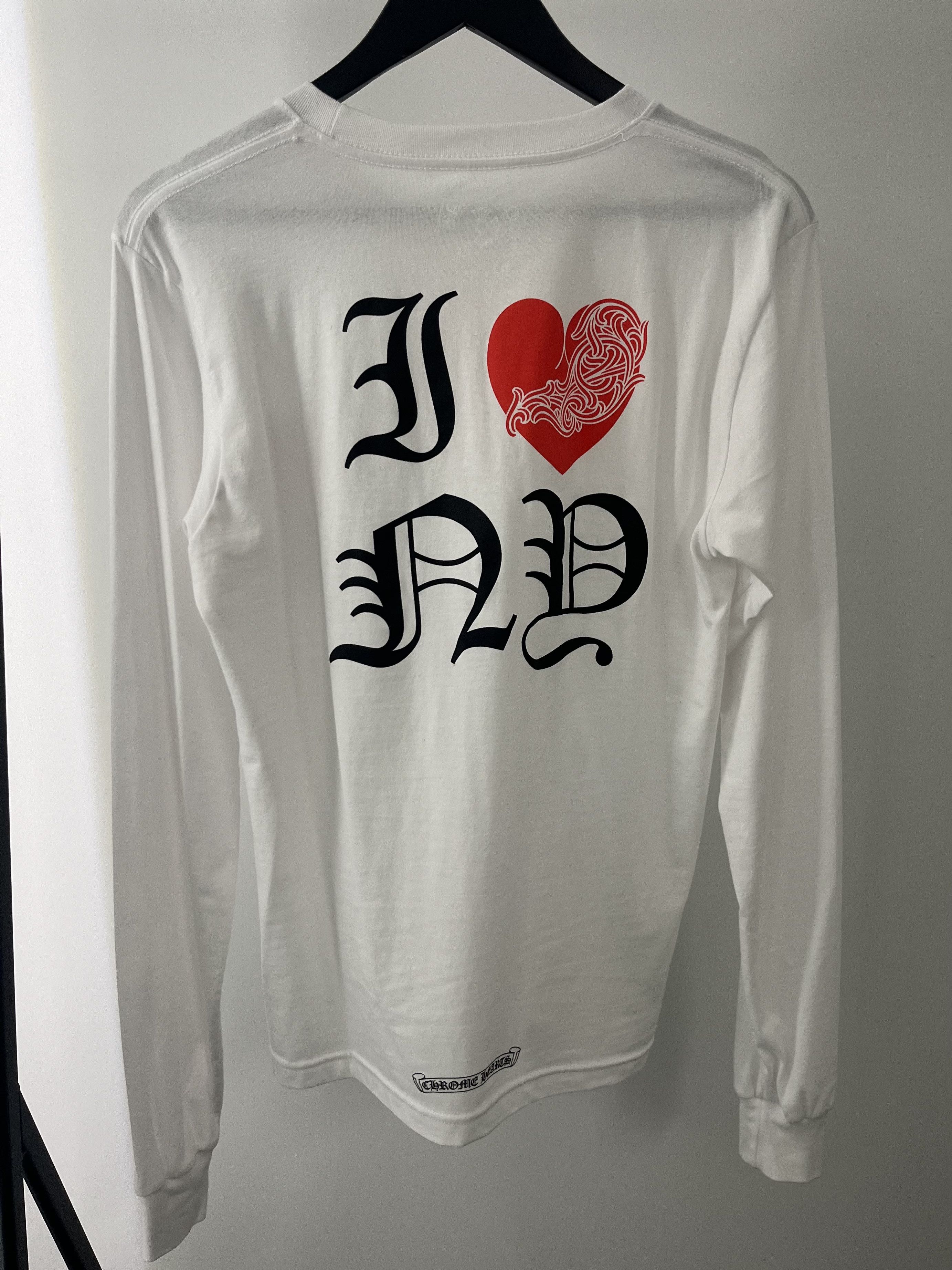 Chrome Hearts Chrome Hearts I Heart NY L/S Tee Size US S / EU 44-46 / 1 - 2 Thumbnail