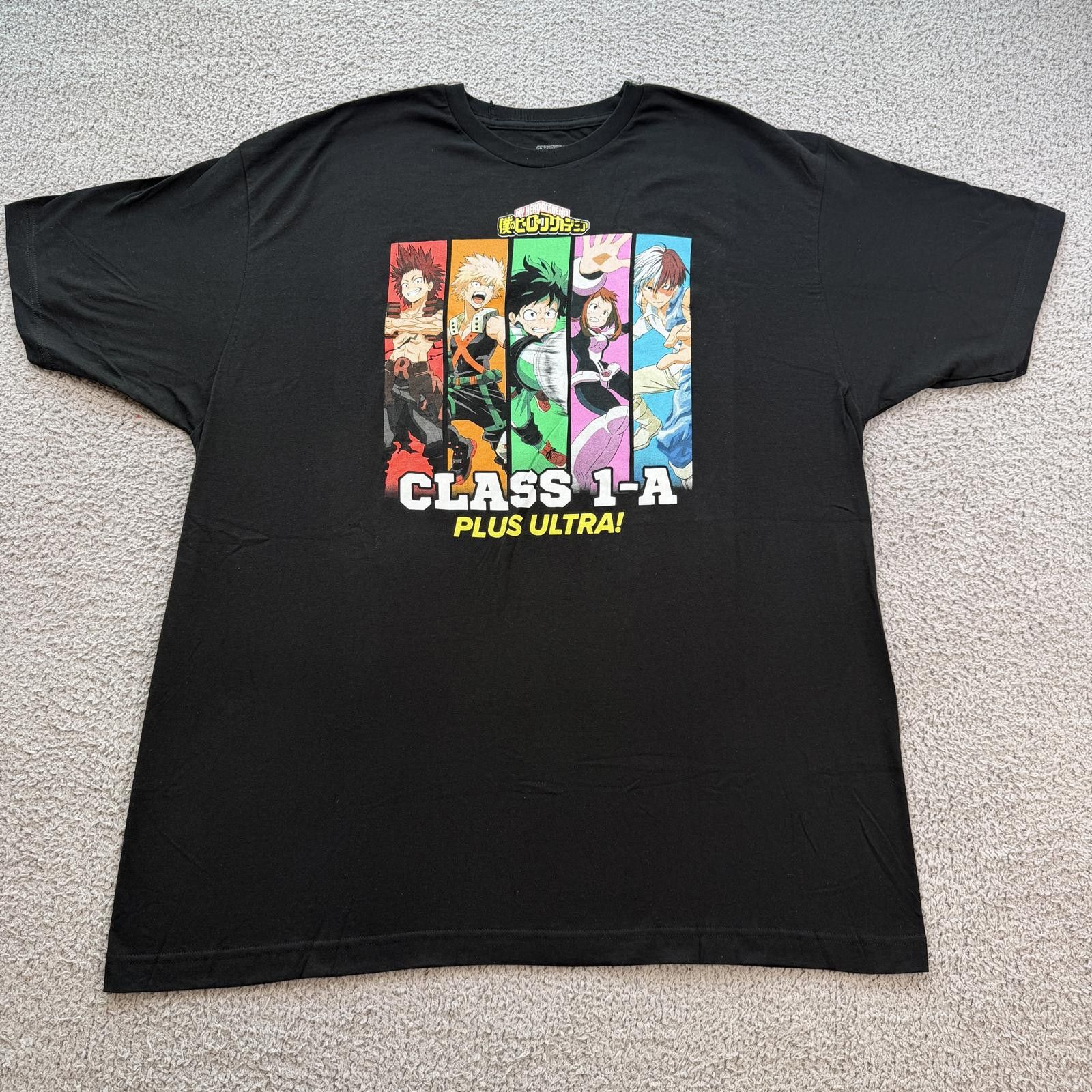 Other My Hero Academia Class 1A Plus Ultra Anime T Shirt Black 2XL Size US XXL / EU 58 / 5 - 1 Thumbnail