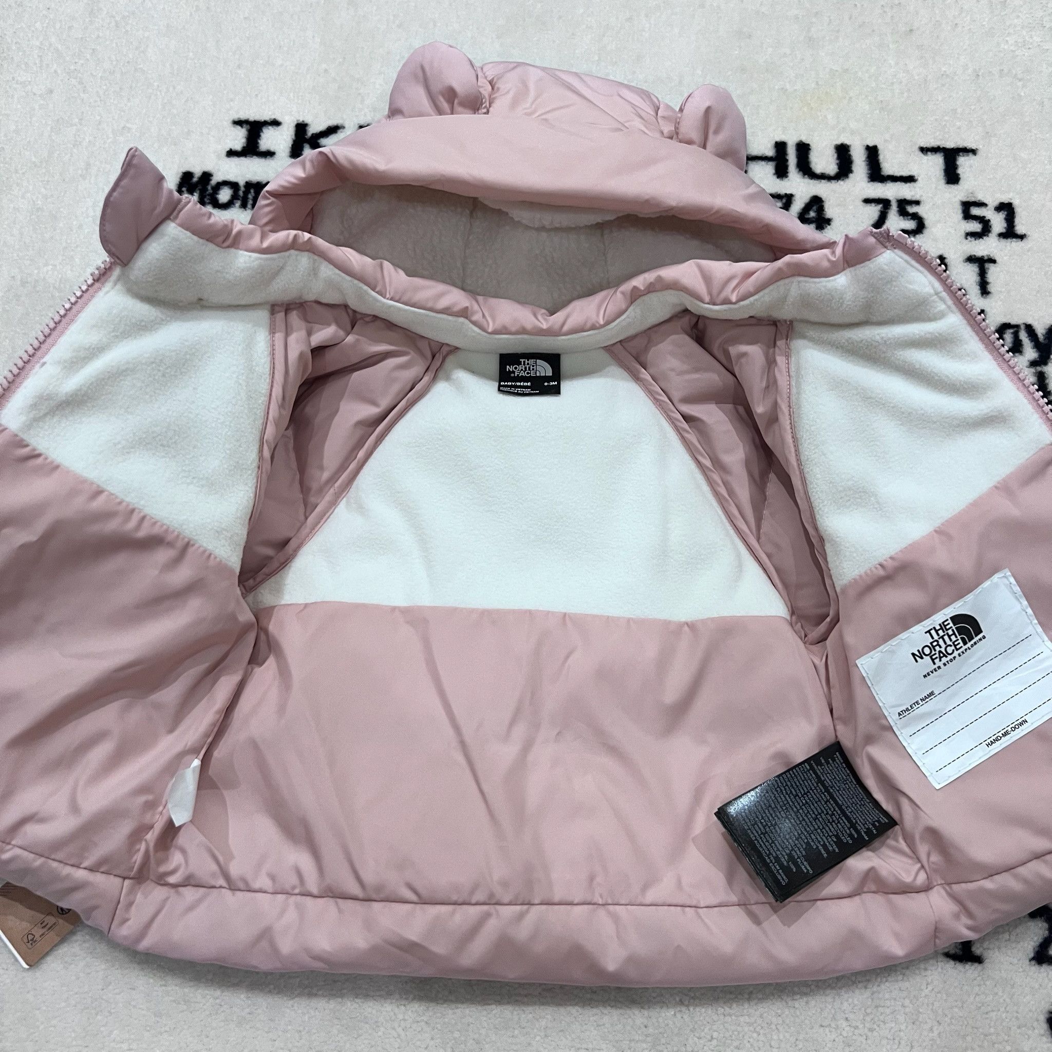 The North Face North Face Baby Puffer Fleece Jacket in Pink Moss Size XS / US 0-2 / IT 36-38 - 13 Thumbnail