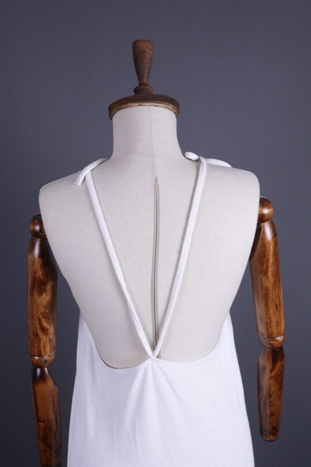 A.P.C. A.P.C White Spaghetti Strap Sundress Mini Dress Size S Size S / US 4 / IT 40 - 8 Thumbnail
