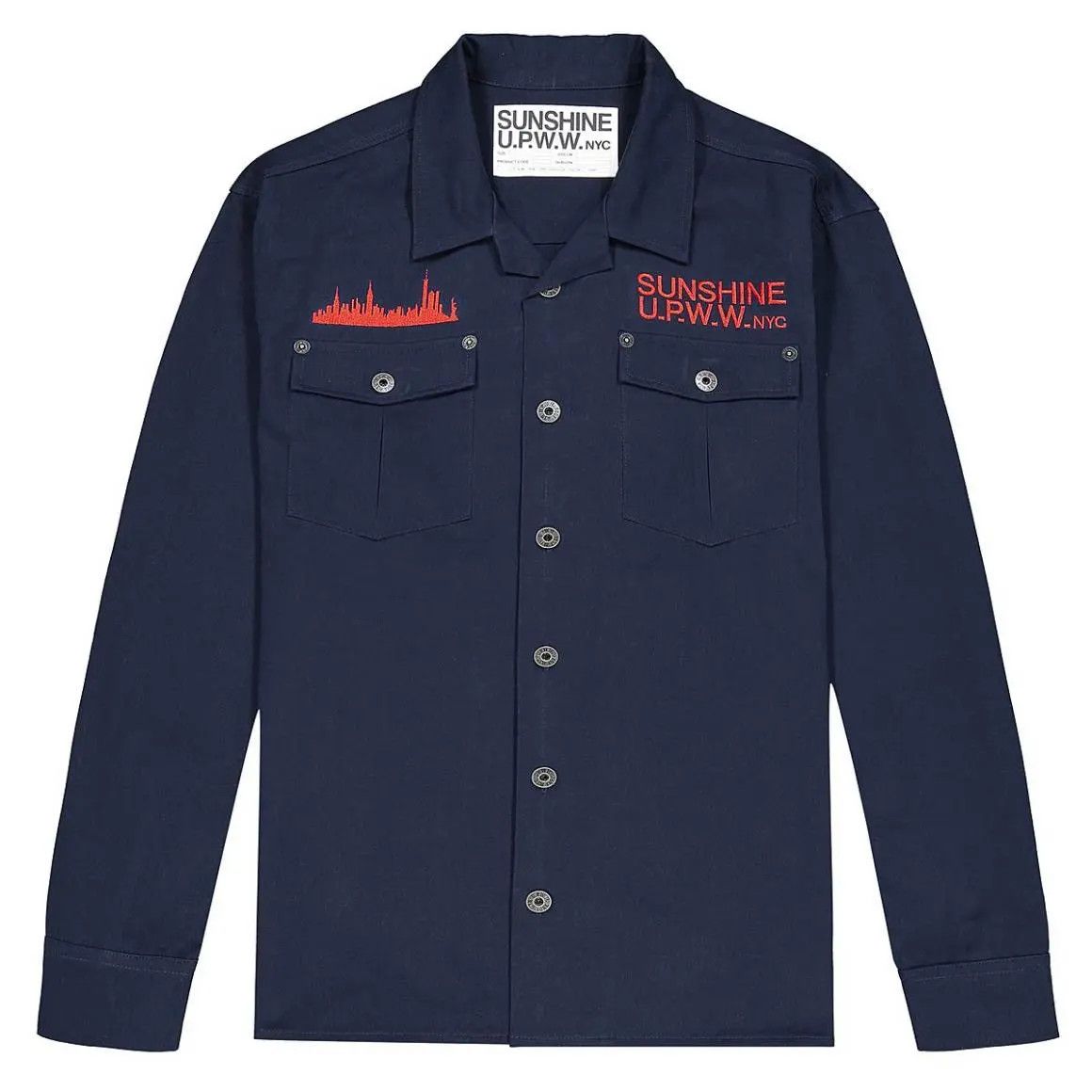 U.P.W.W. U.P.W.W. Pocket Shirt Work Blue L Size US L / EU 52-54 / 3 - 4 Thumbnail