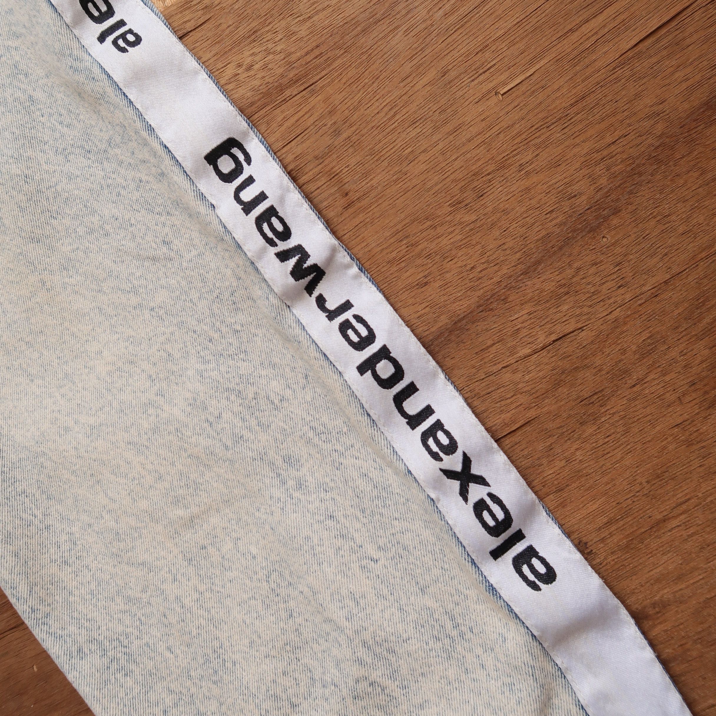 Alexander Wang VTG ALEXANDER WANG SIDE LOGO DENIM PANTS DRAWSTRING Size US 26 / EU 42 - 9 Thumbnail