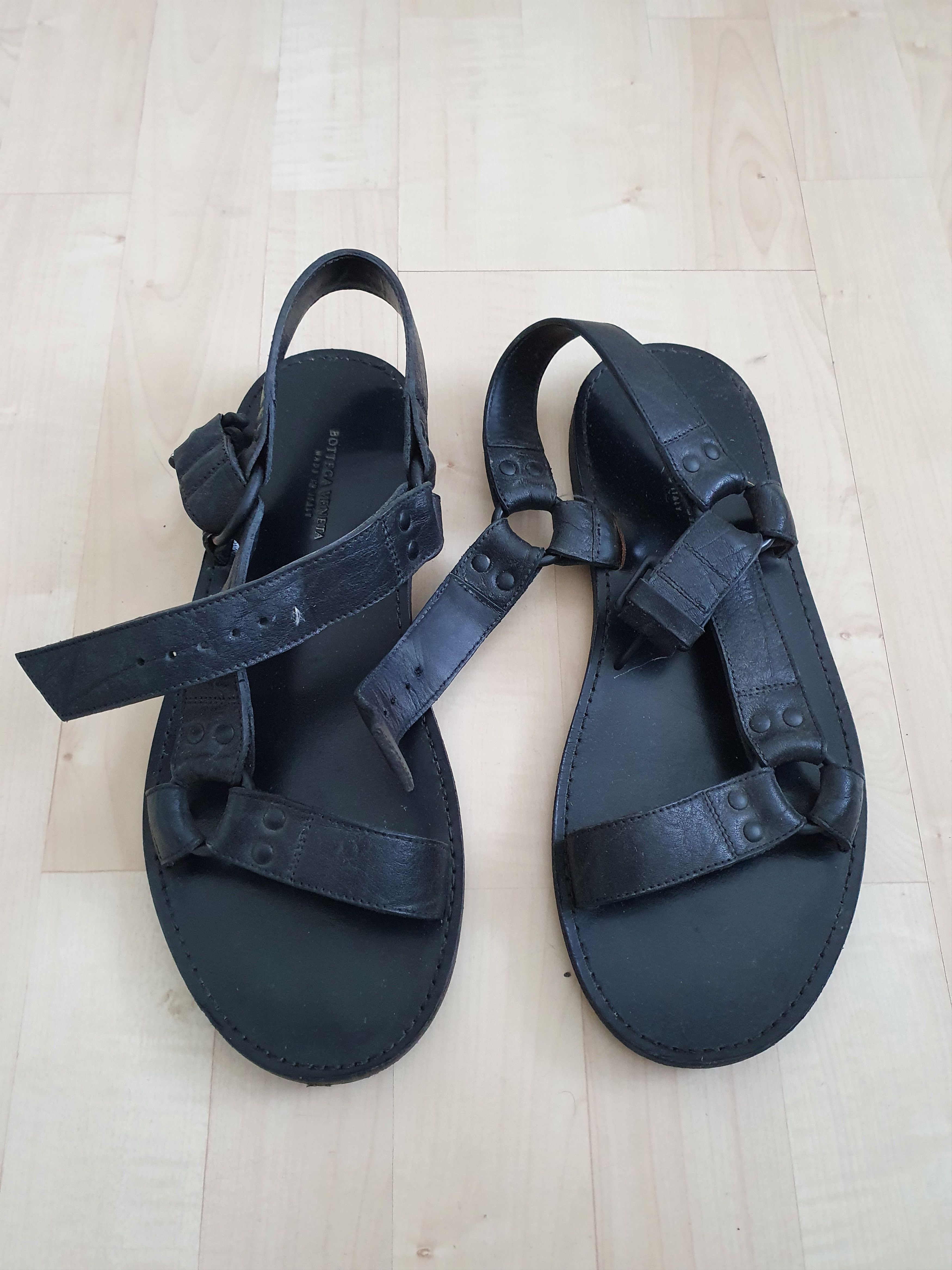 Bottega Veneta Bottega Veneta Leather Sandals Size US 9 / EU 42 - 1 Thumbnail