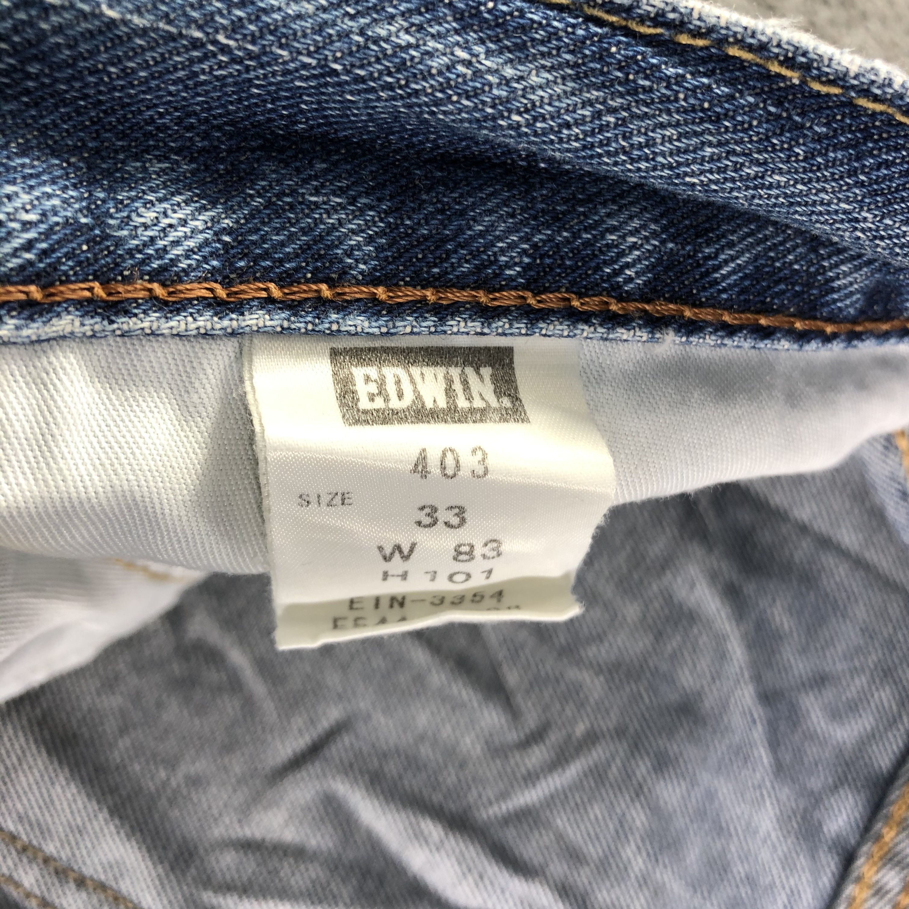 Edwin Vintage Blue Wash Edwin 403 Jeans-J3792 Size US 34 / EU 50 - 12 Thumbnail