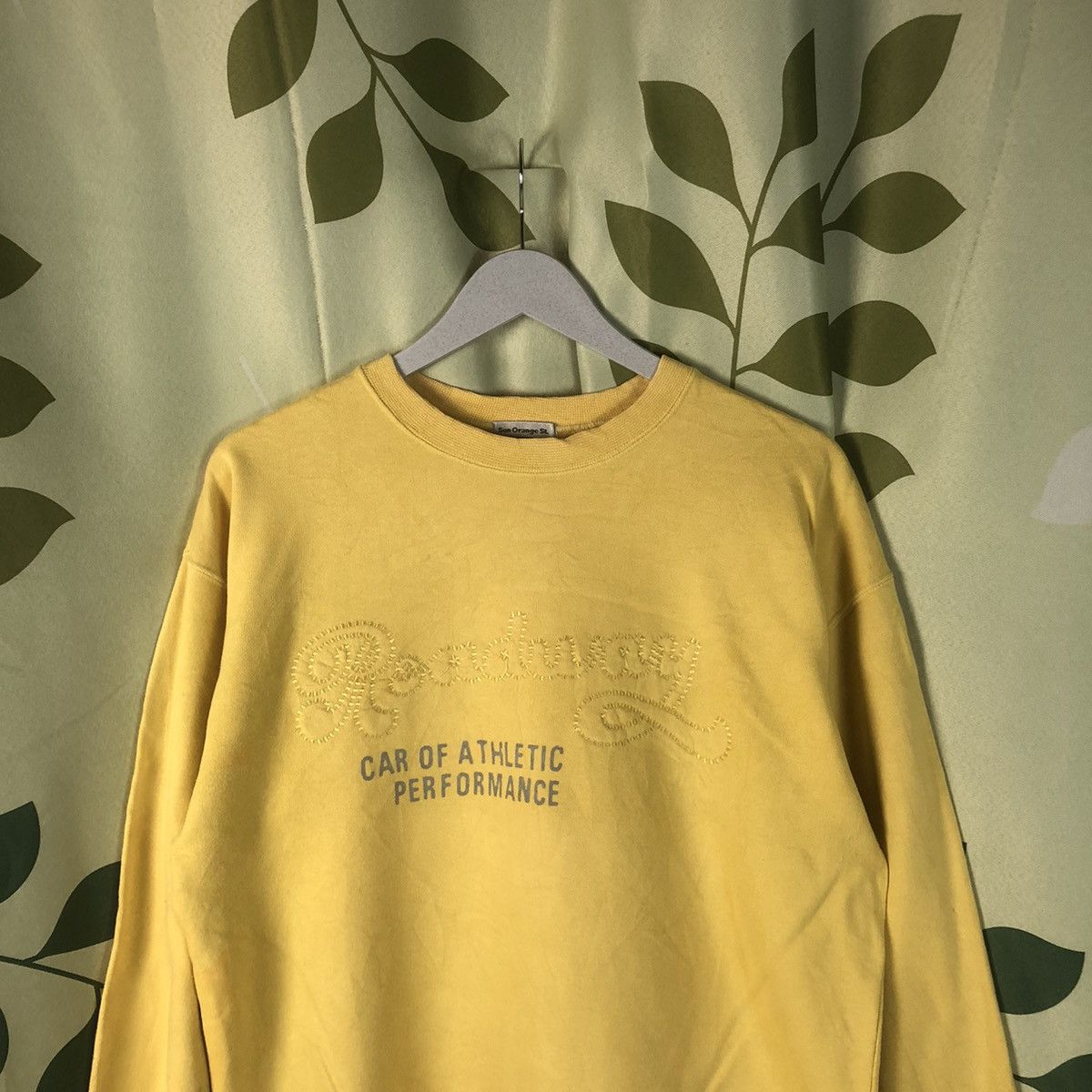 Japanese Brand Sun Orange St Yellow vintage Sweatshirt #7431 Size US M / EU 48-50 / 2 - 2 Thumbnail