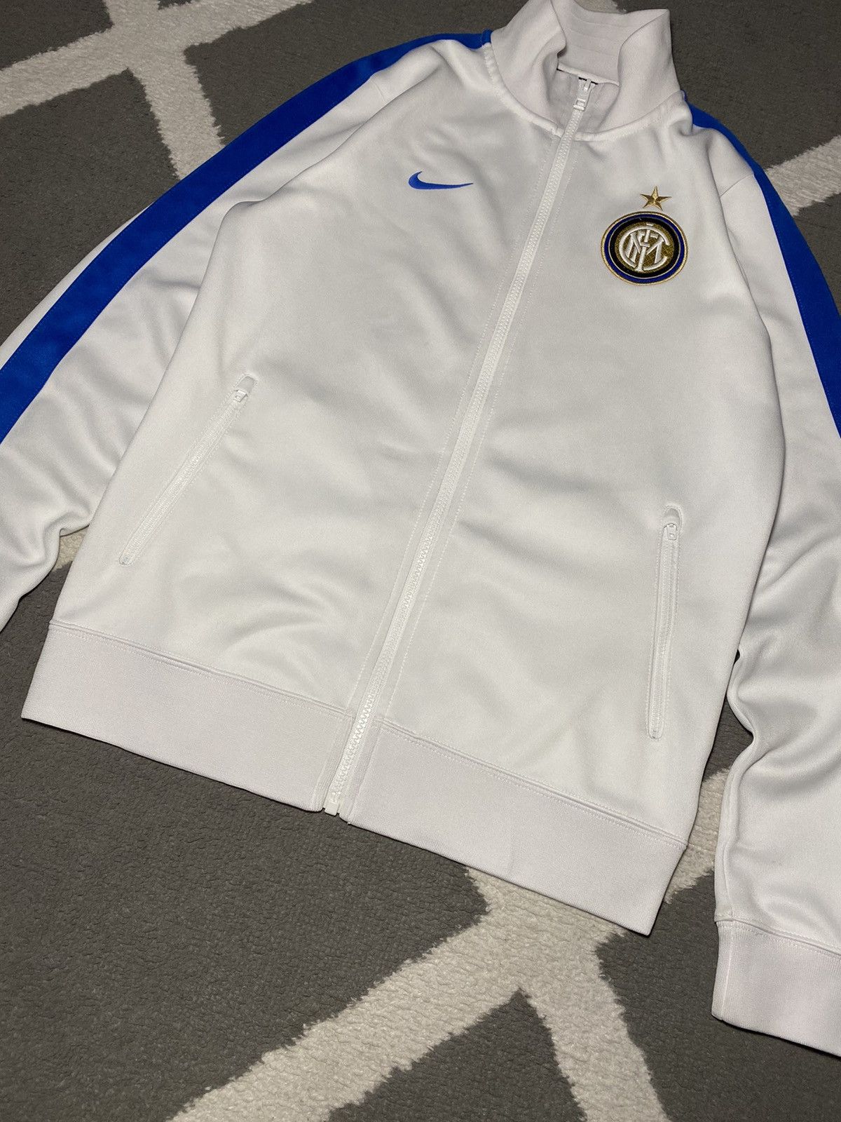 Nike Nike Inter Milan Track Jacket Soccer Blokecore Drill Drip Size US S / EU 44-46 / 1 - 4 Thumbnail
