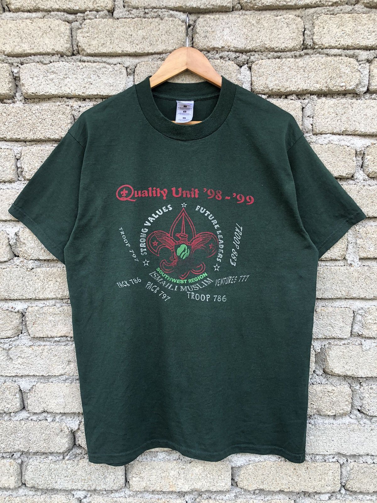 Vintage Vintage 90s Quality Unit Southwest Region Scouting Tee Size US L / EU 52-54 / 3 - 1 Thumbnail