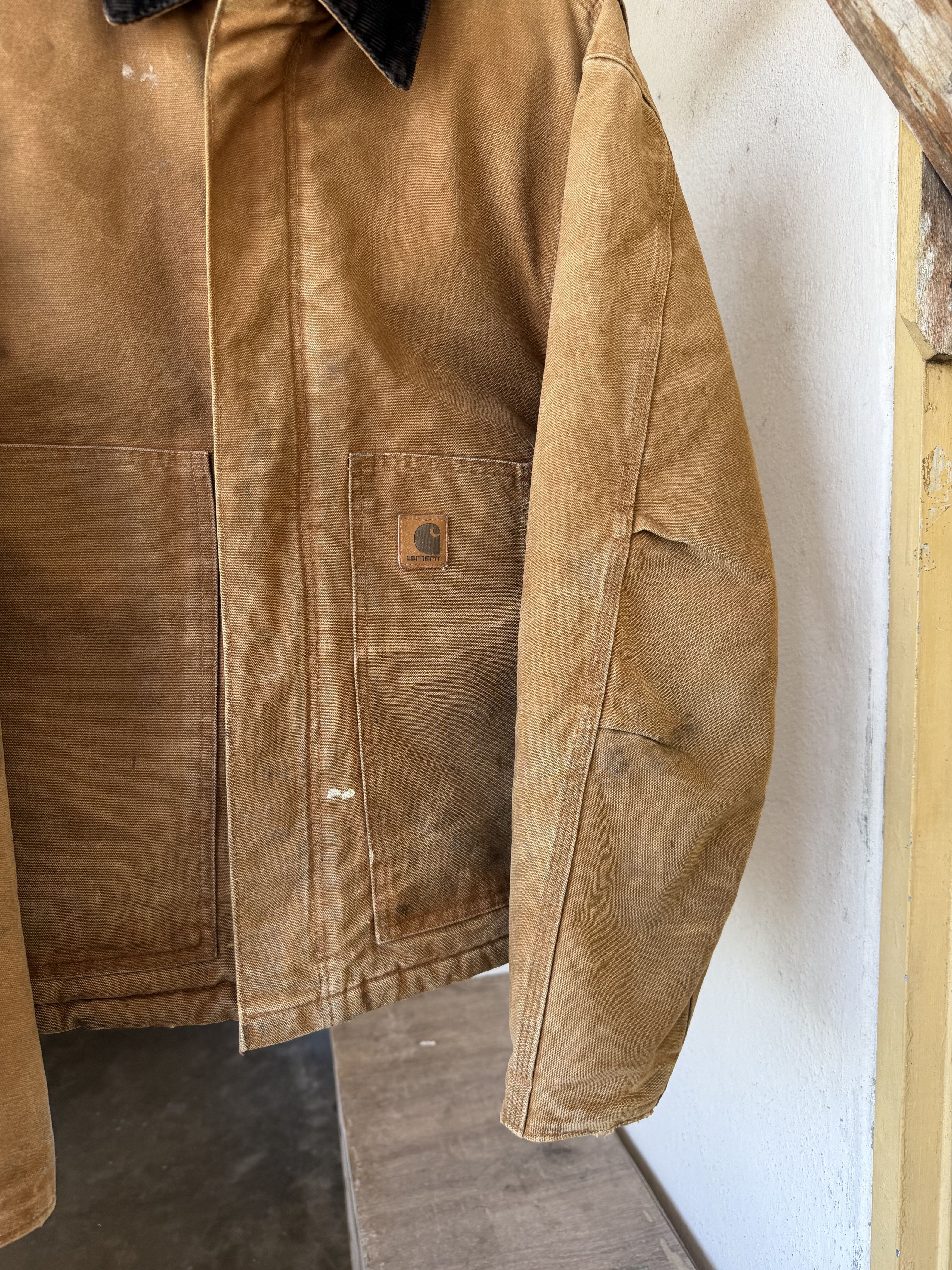 Carhartt Vintage Carhartt Distressed Detroit Zipper Jacket Size US L / EU 52-54 / 3 - 15 Thumbnail
