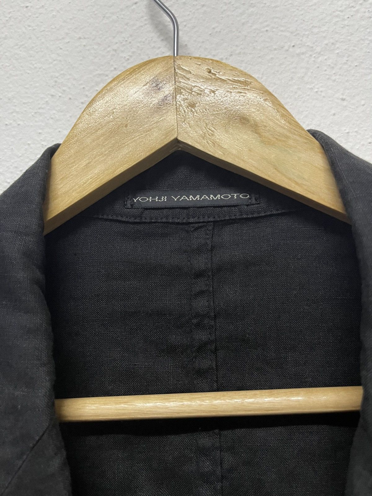 Yohji Yamamoto 80s YOHJI YAMAMOTO LINEN BLAZZER JACKET RARE Size L / US 10 / IT 46 - 8 Thumbnail