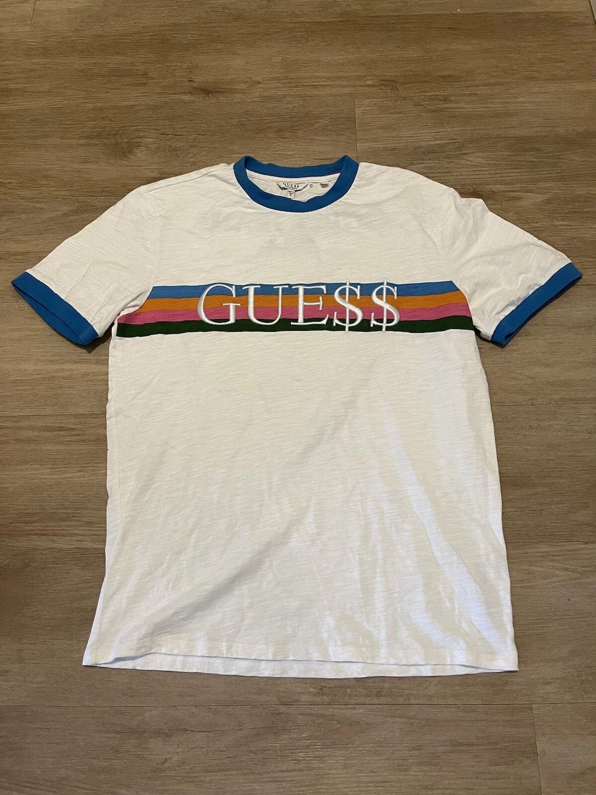 Guess Guess ASAP Rocky Ringer T-Shirt Size US S / EU 44-46 / 1 - 1 Thumbnail