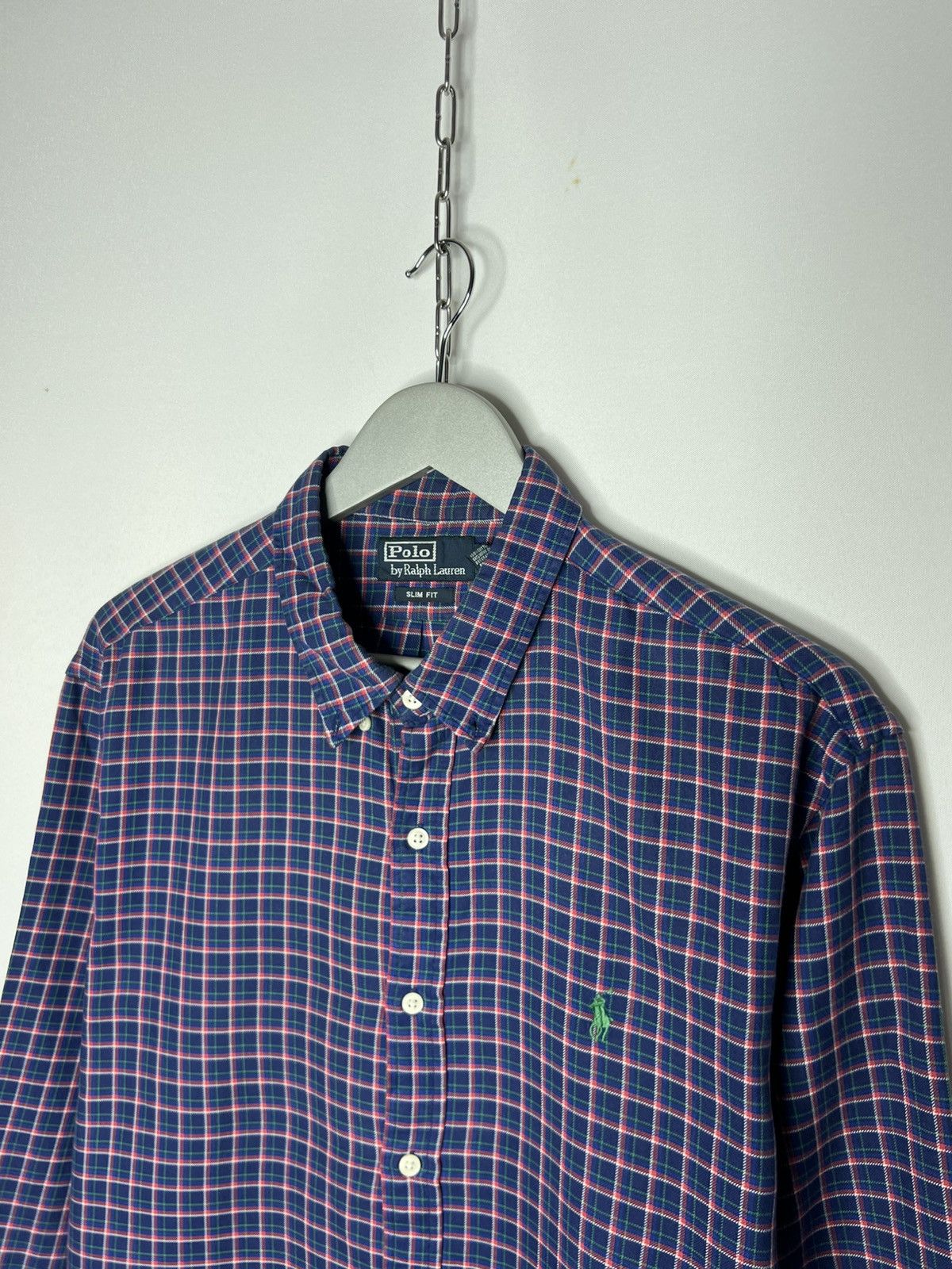 Polo Ralph Lauren Vintage Polo Ralph Lauren Plaid Shirt Long Sleeve Size US XL / EU 56 / 4 - 6 Thumbnail