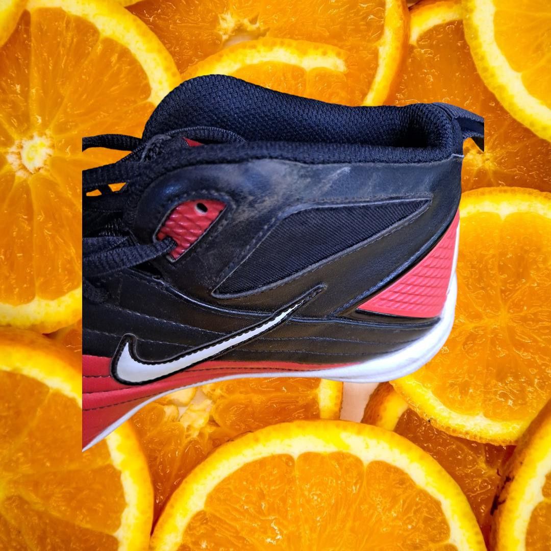 Nike Nike Black, Red and White Get Fast High Top Cleat Model 4422 Size US 12 / EU 45 - 8 Thumbnail