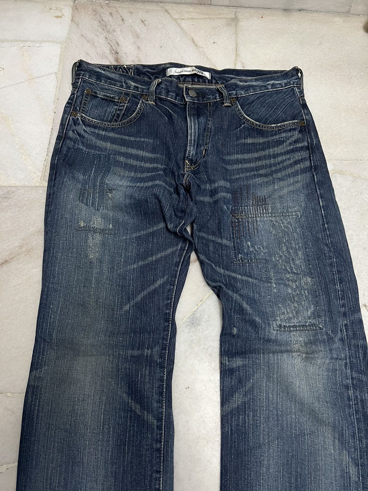 Edwin × If Six Was Nine × Le Grande Bleu (L.G.B.) 💥Baggy💥EDWIN 503XV JEANS VERY RARE Size US 33 - 3 Thumbnail