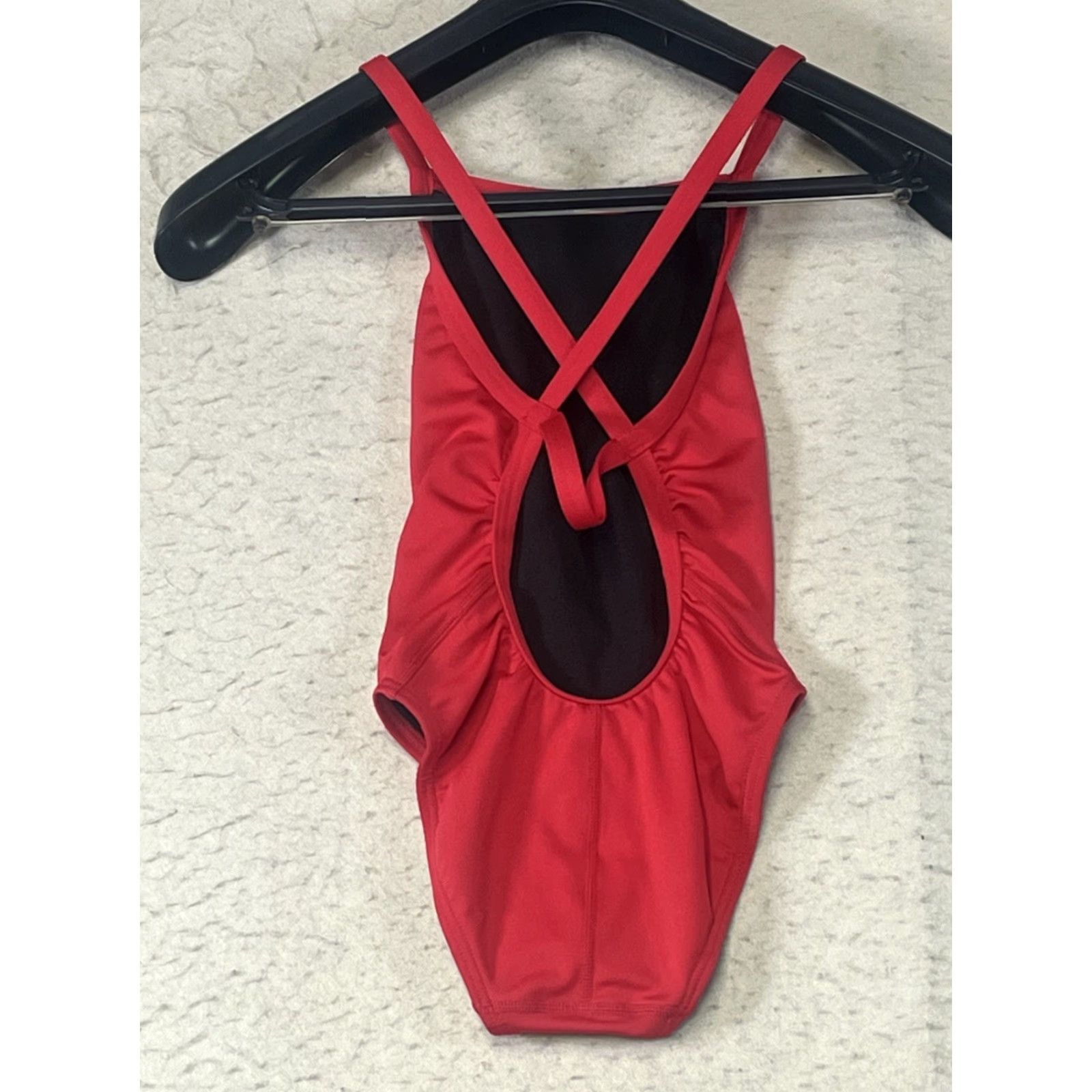 Vintage Watermen One Piece Swimsuit Red Size 24 Strappy Back UPF 50 Women Beach Solana Beach Size ONE SIZE - 2 Thumbnail