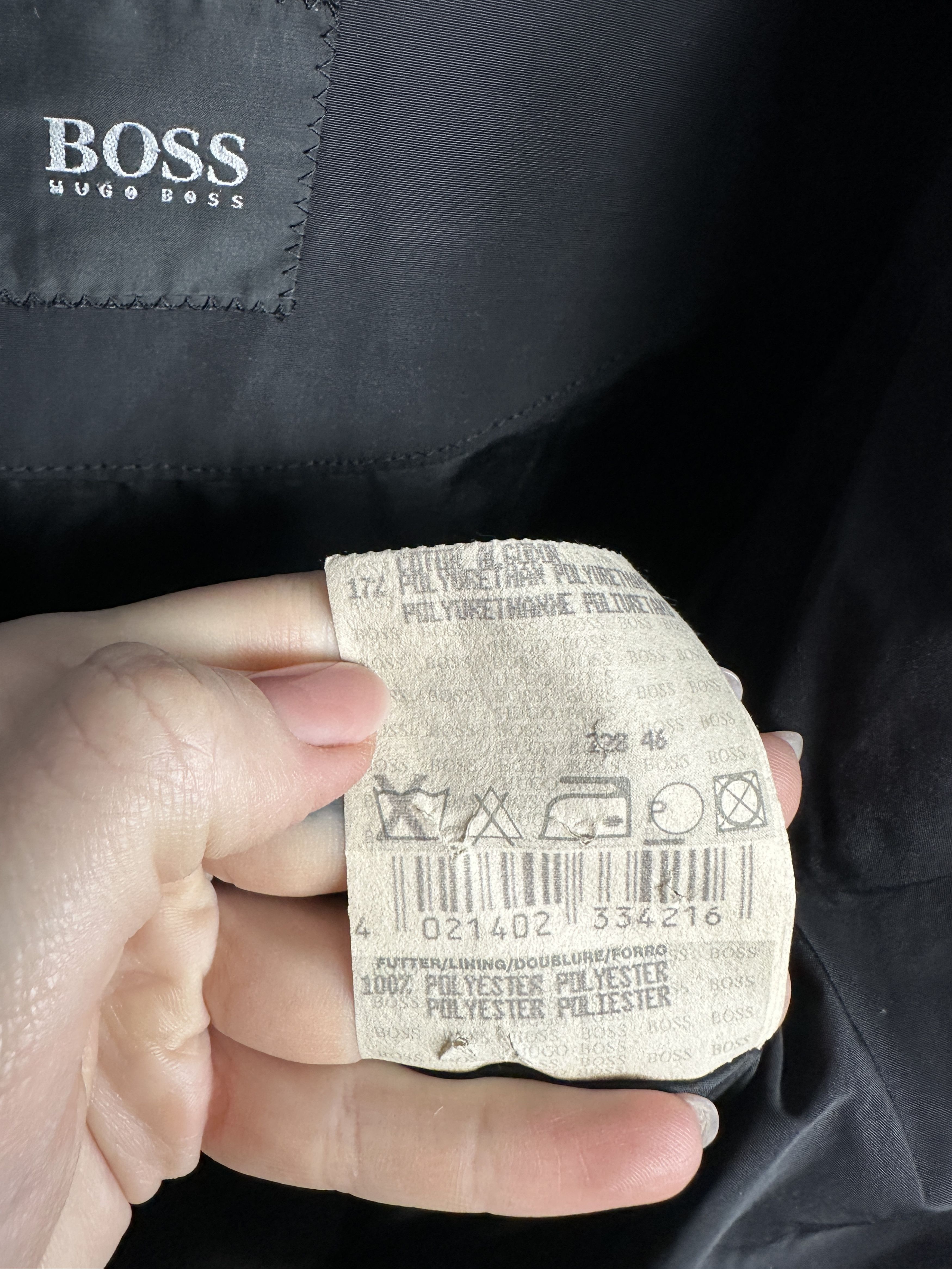Hugo Boss Hugo Boss 90s Vintage Mens Coat Jacket Size 54 (L) Size US L / EU 52-54 / 3 - 6 Thumbnail