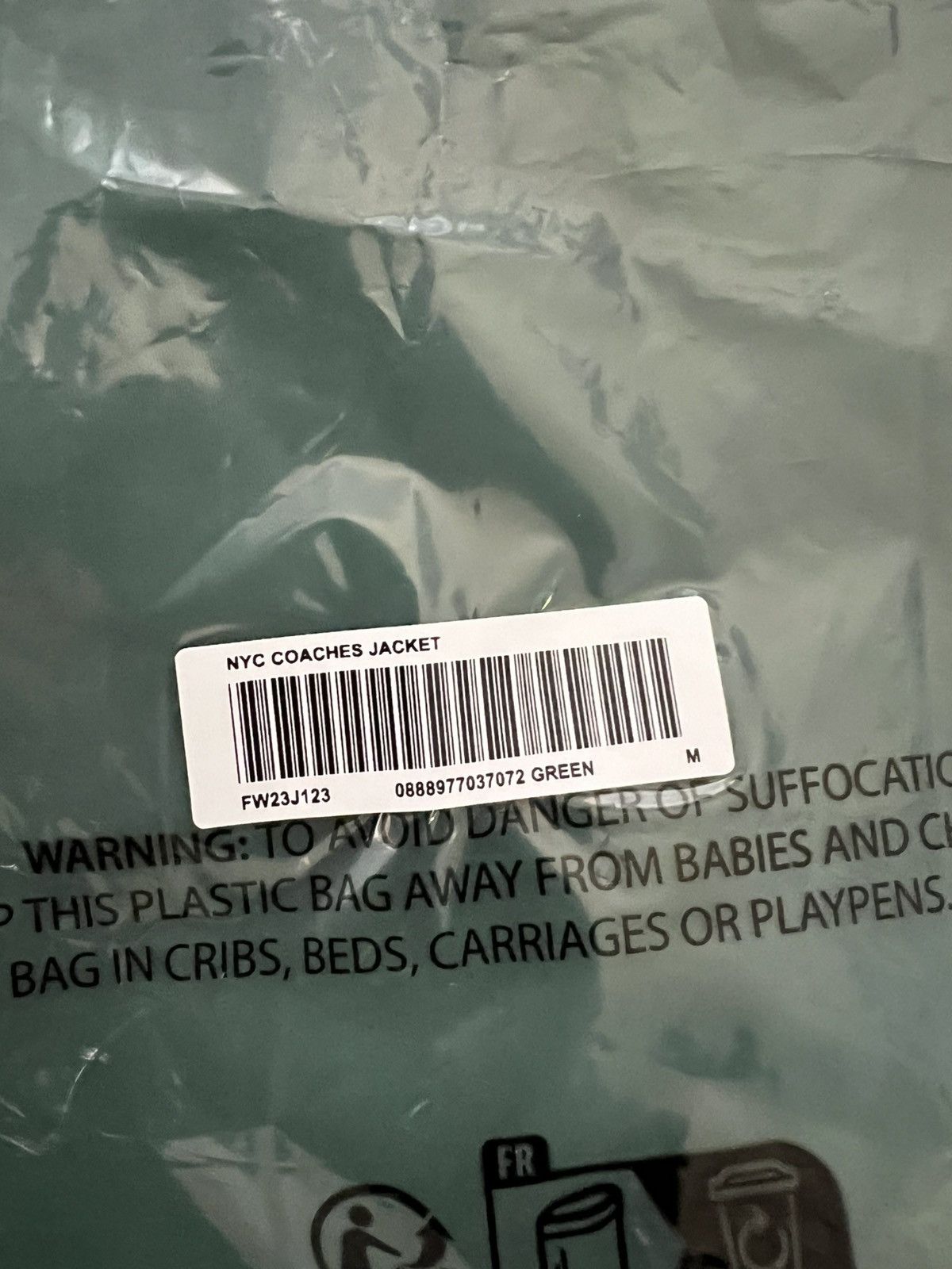 Supreme Supreme NYC Coaches Jacket Green Size Medium Size US M / EU 48-50 / 2 - 9 Thumbnail
