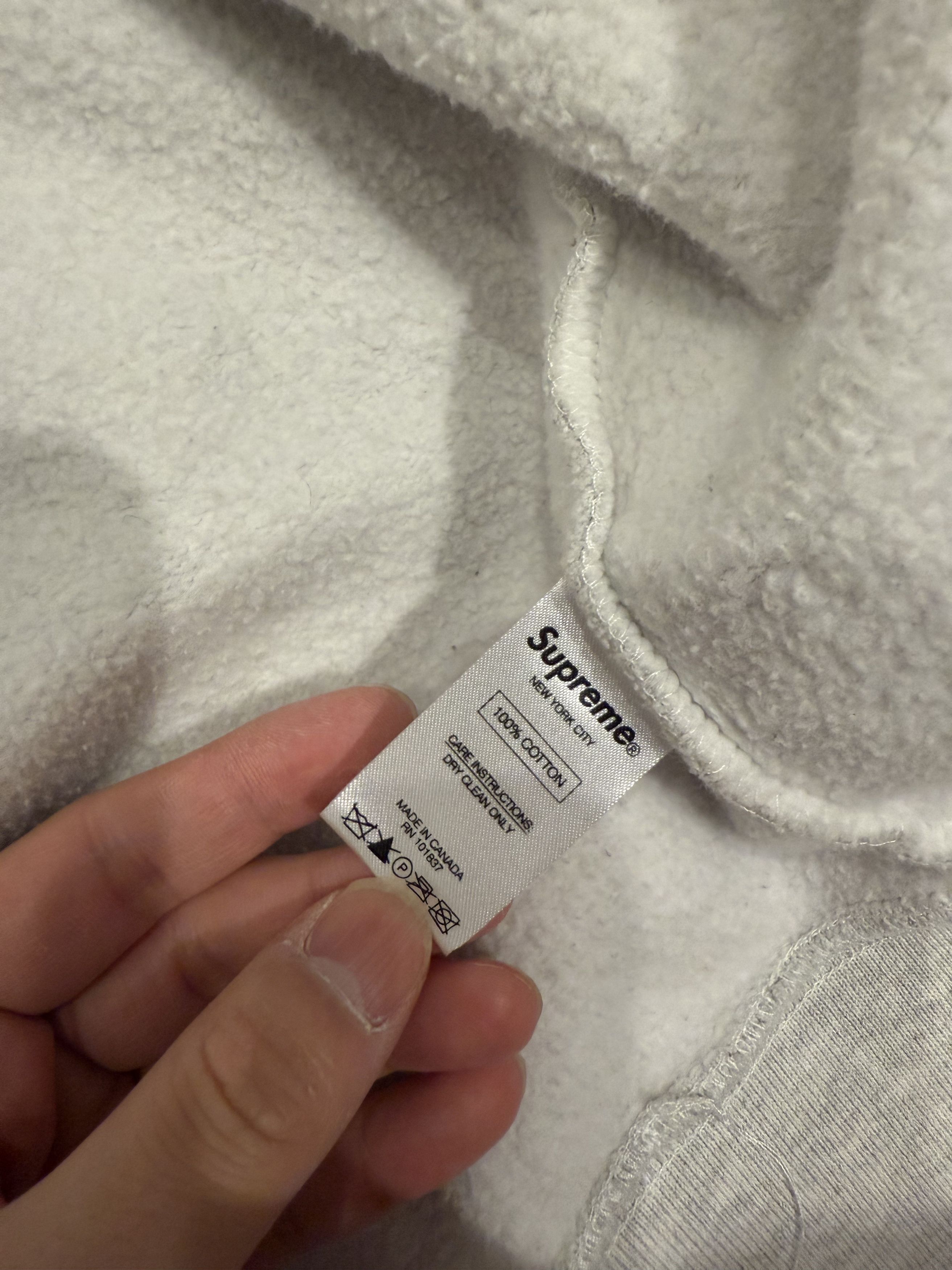 Supreme Supreme Arm Logo grey Hoodie 2015 Size US M / EU 48-50 / 2 - 4 Thumbnail