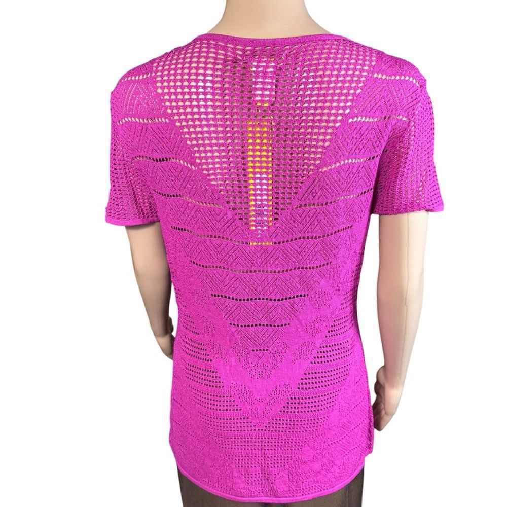 Other NWT New $195 Catherine Malandrino V-Neck Knit Strawberry To Size XL / US 12-14 / IT 48-50 - 3 Thumbnail
